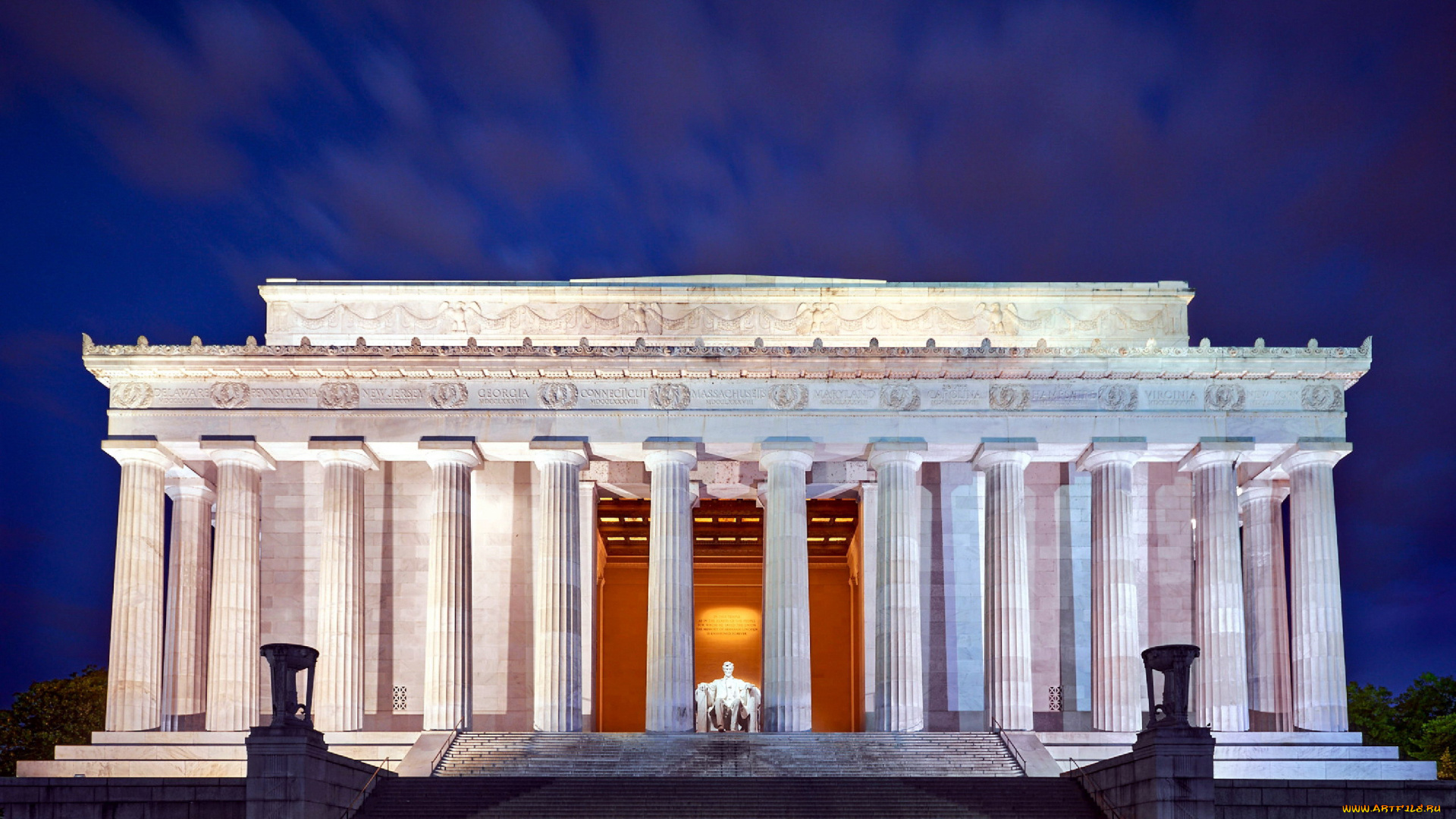 abraham, lincoln, memorial, города, вашингтон, , сша, abraham, lincoln, memorial