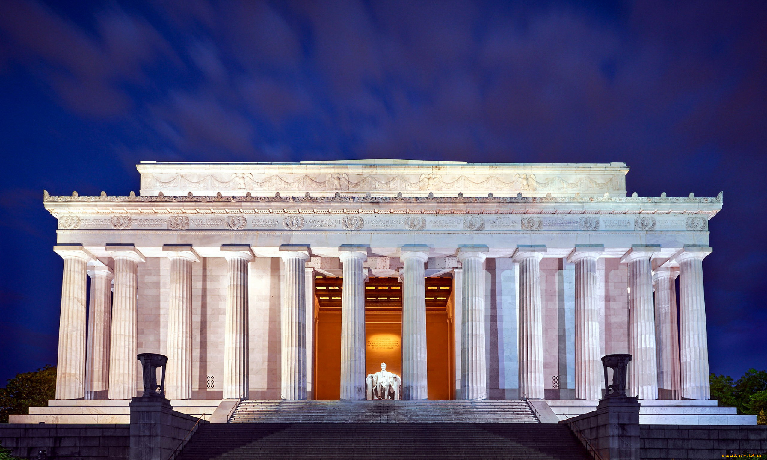 abraham, lincoln, memorial, города, вашингтон, , сша, abraham, lincoln, memorial