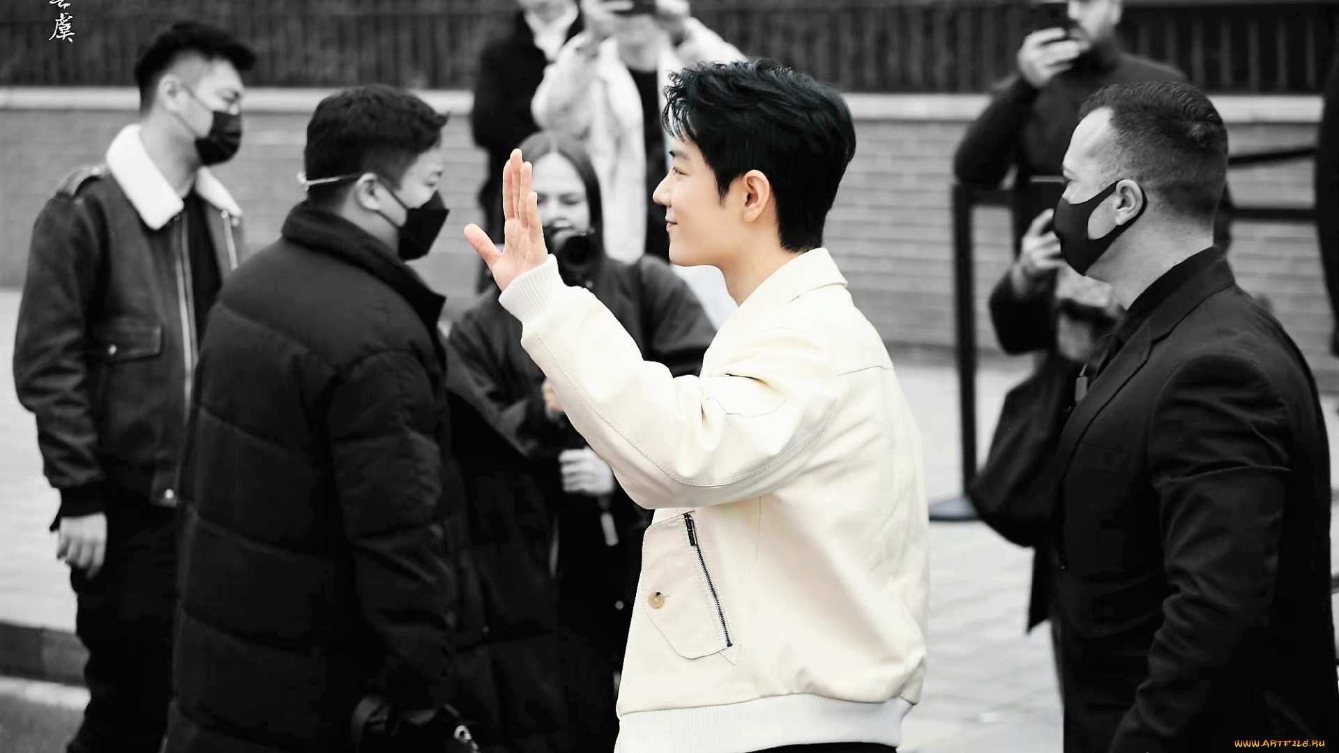 разное, знаменитости, сяо, чжань, люди, жест