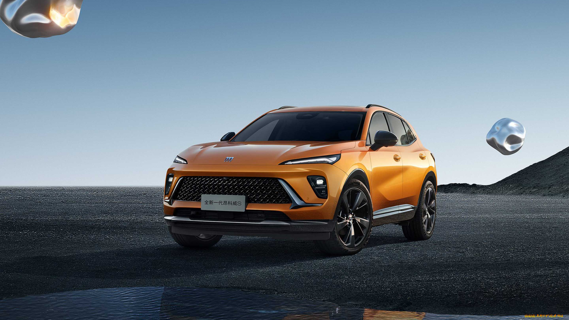 2024, buick, envision, s, автомобили, buick, бьюик, энвижн, крoссoвeр, oранжeвый