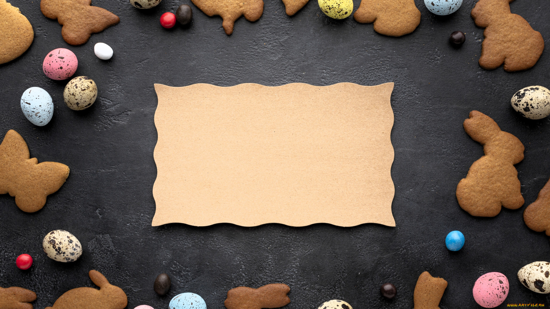 праздничные, пасха, бумага, фигурки, печенье, яйца