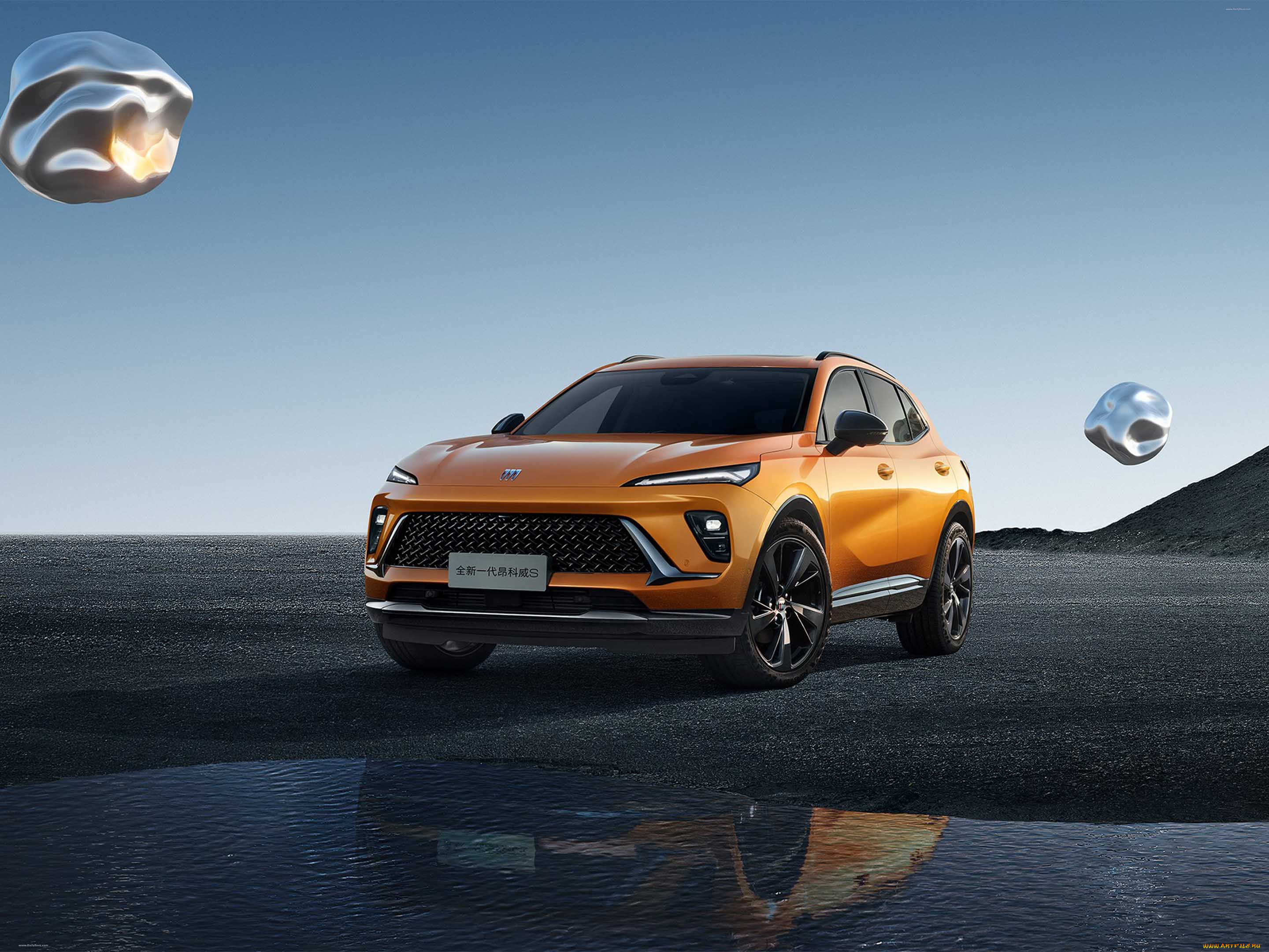 2024, buick, envision, s, автомобили, buick, бьюик, энвижн, крoссoвeр, oранжeвый