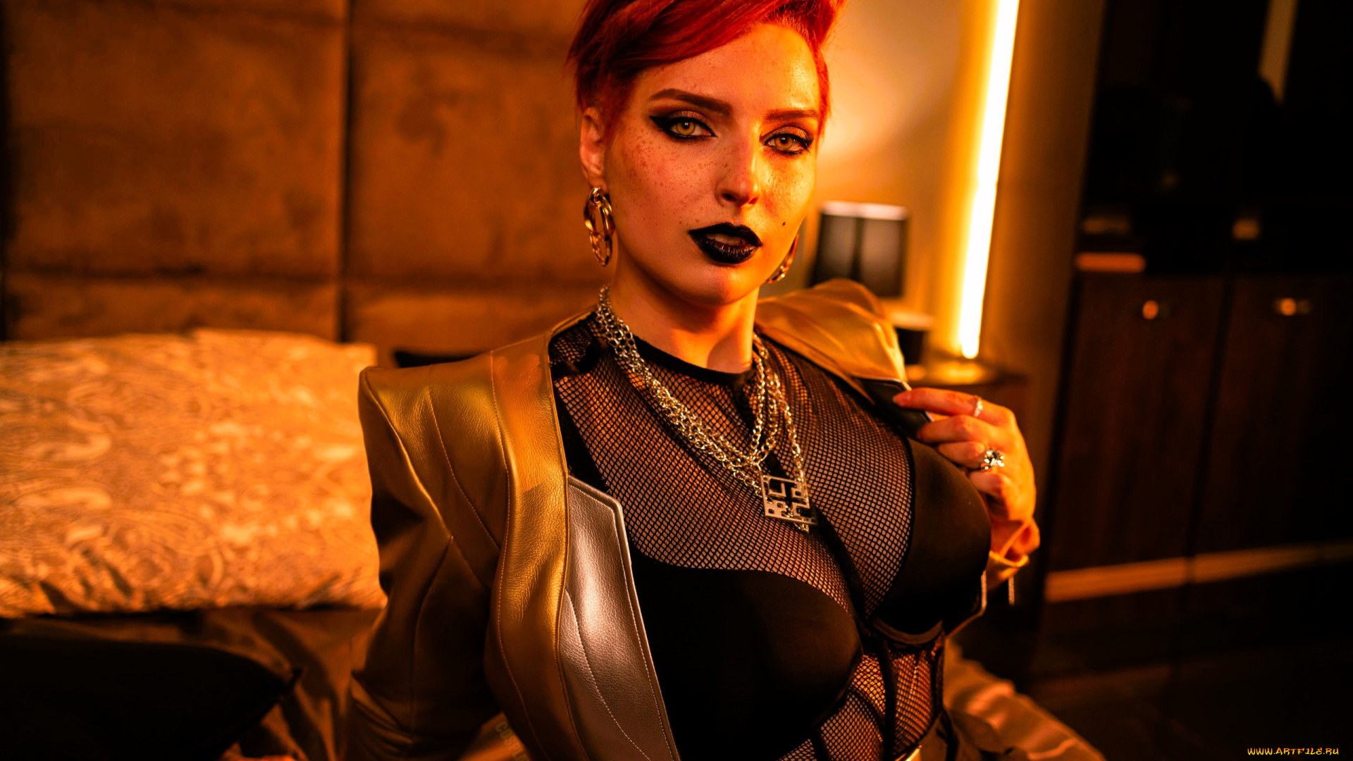 девушки, -, креатив, , косплей, образ, косплей, наряд, украшения, комната, svizee