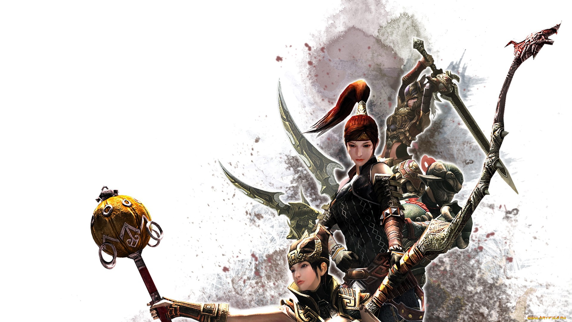 видео, игры, the, heaven, of, three, kingdom, персонажи, оружие