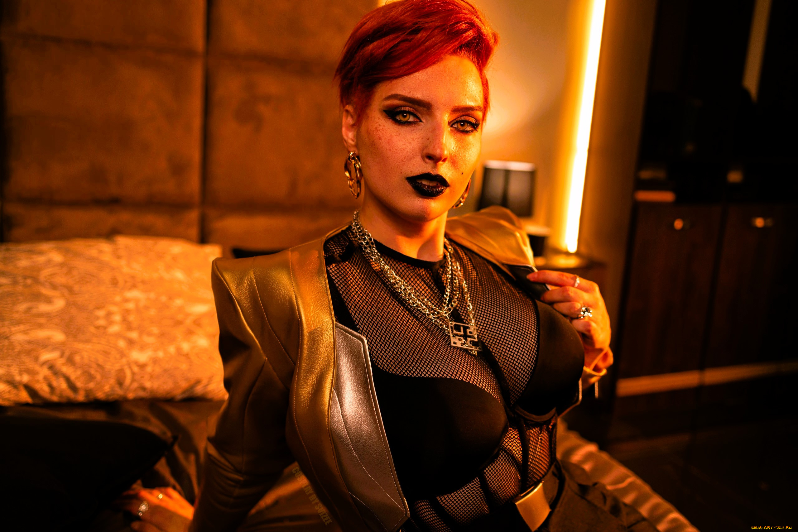 девушки, -, креатив, , косплей, образ, косплей, наряд, украшения, комната, svizee