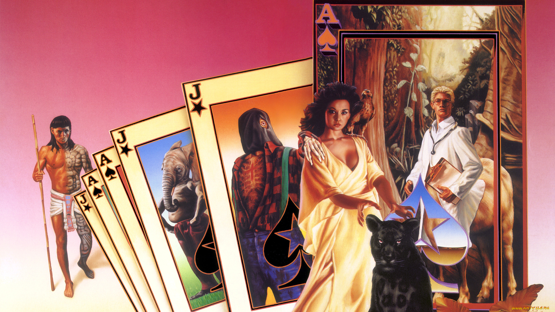 рисованные, люди