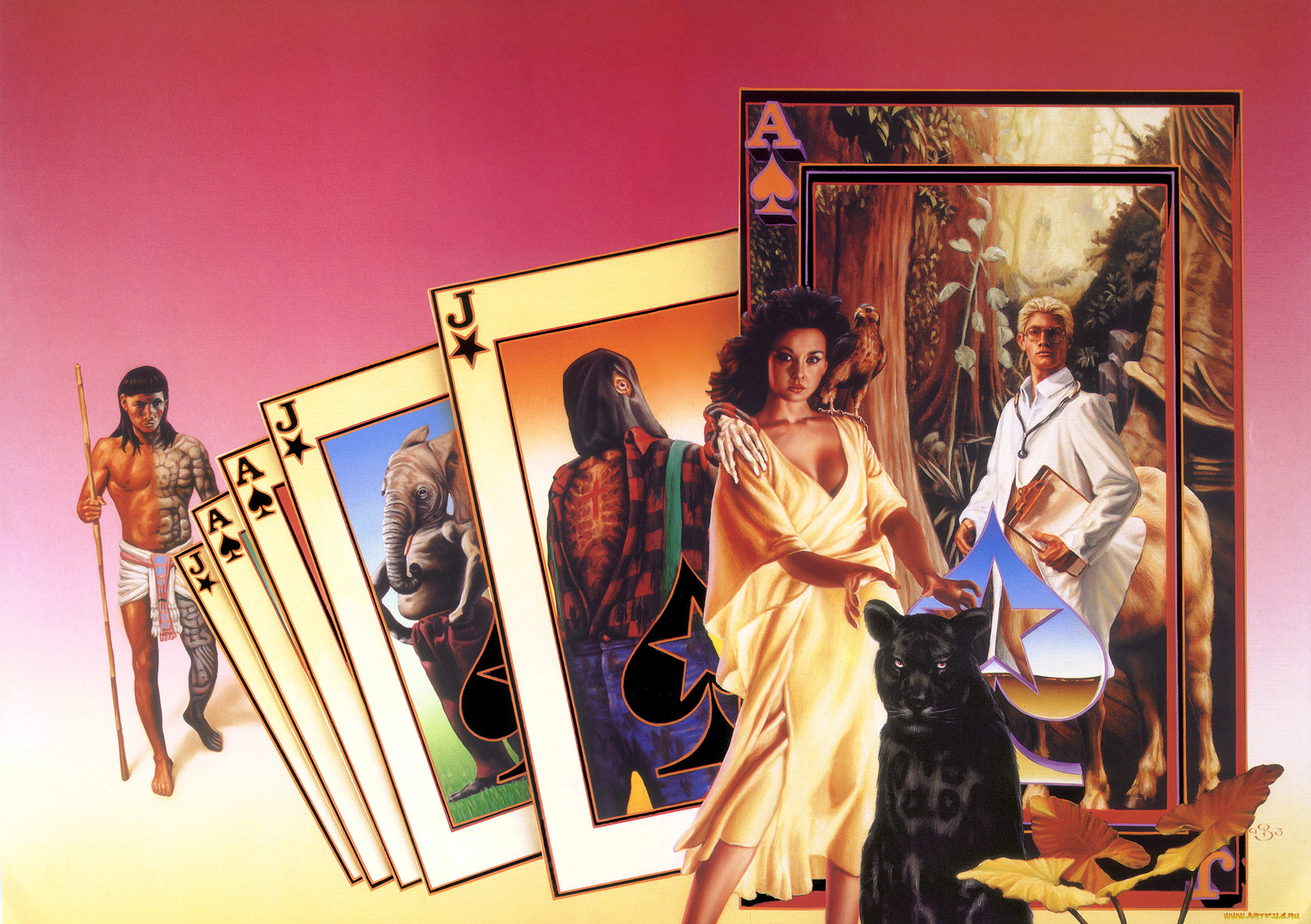 рисованные, люди