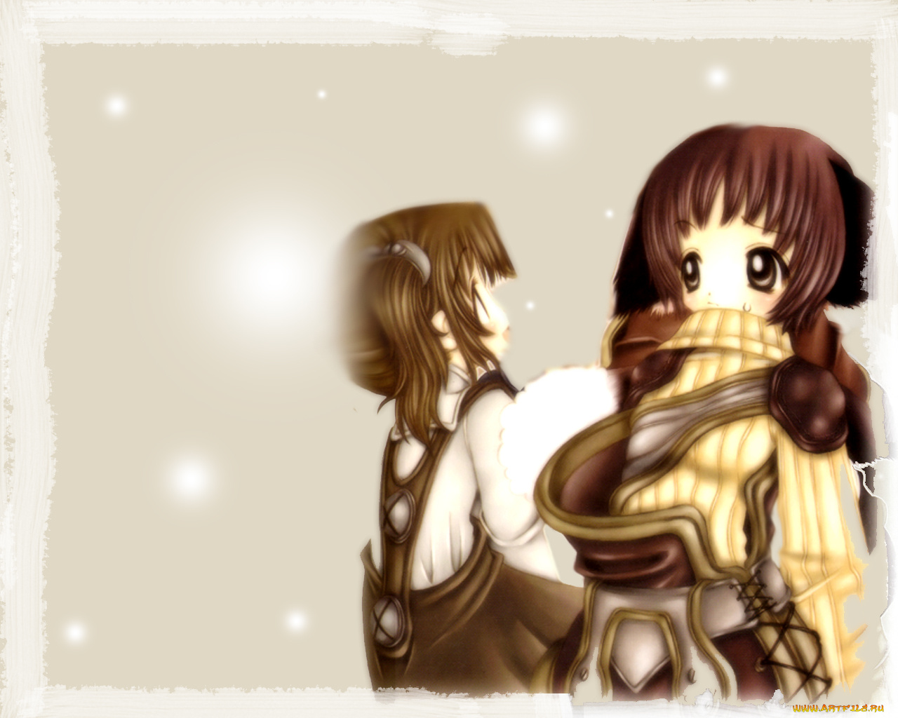 аниме, merry, chrismas, winter