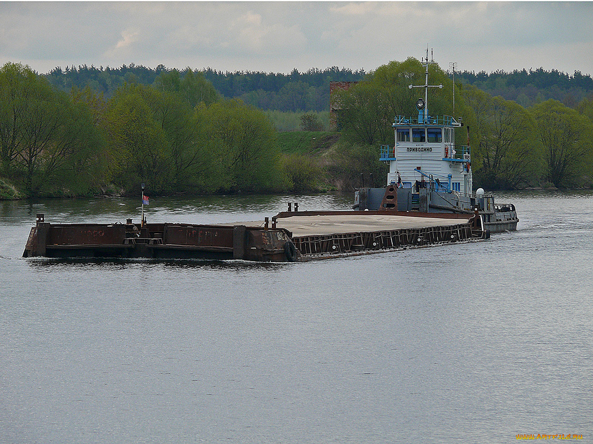 корабли, баржи