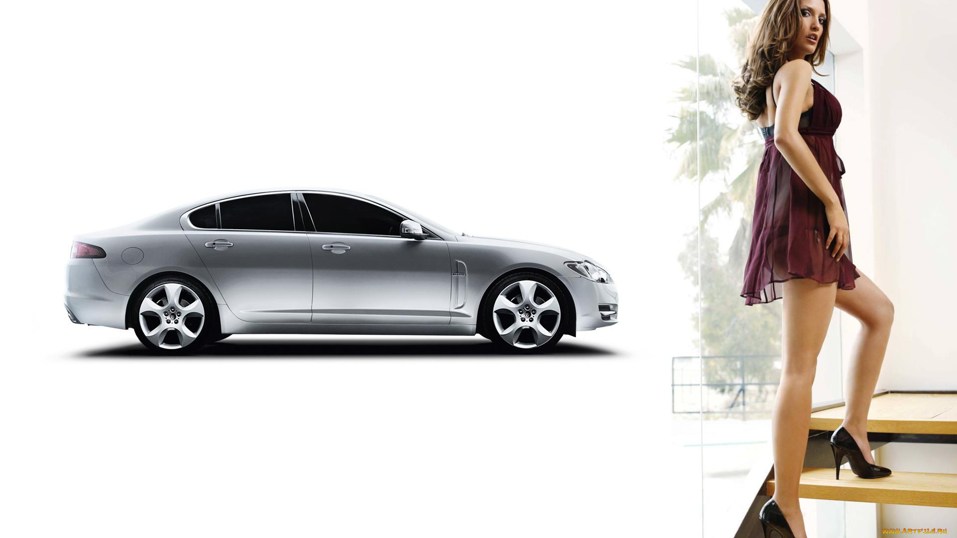 автомобили, авто, девушками