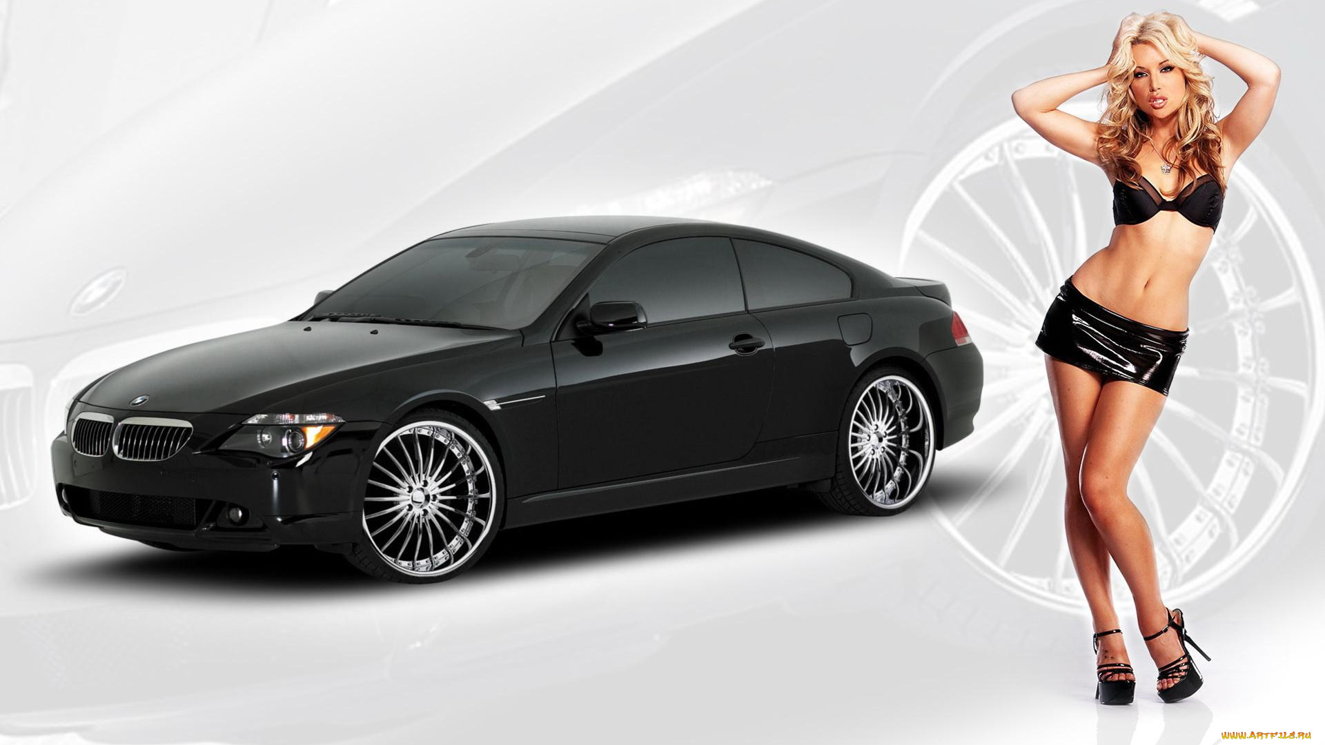 автомобили, авто, девушками