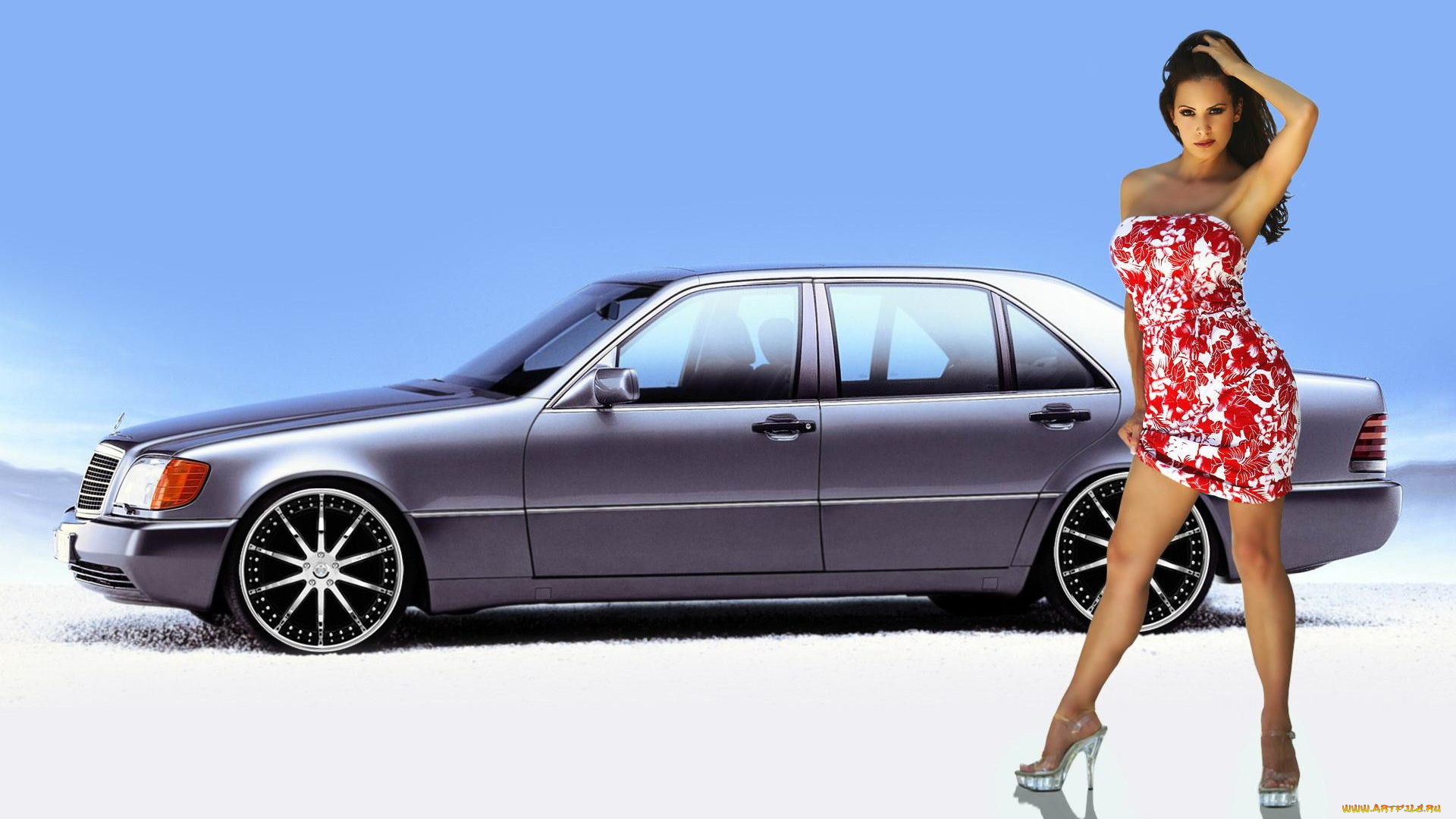 автомобили, авто, девушками