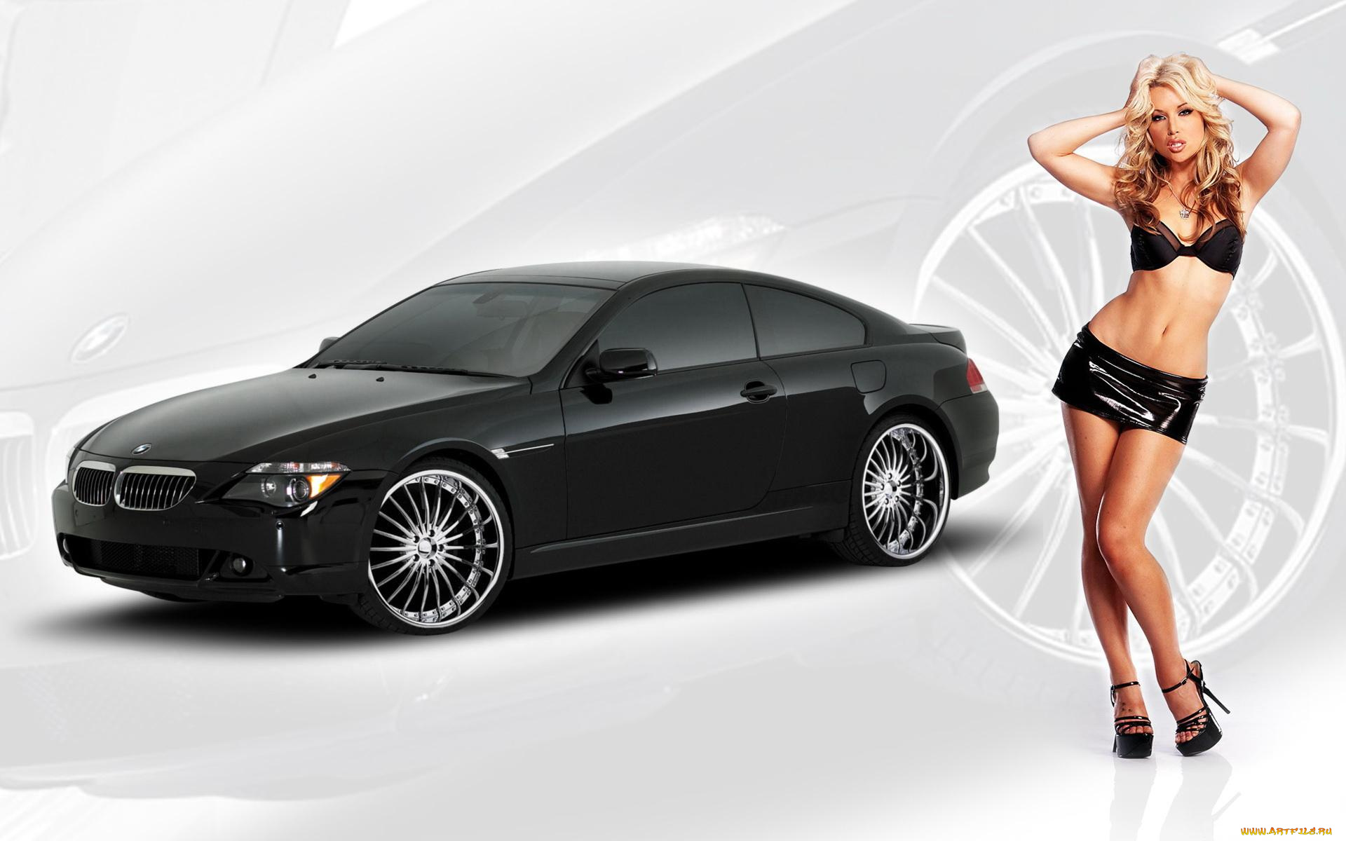 автомобили, авто, девушками