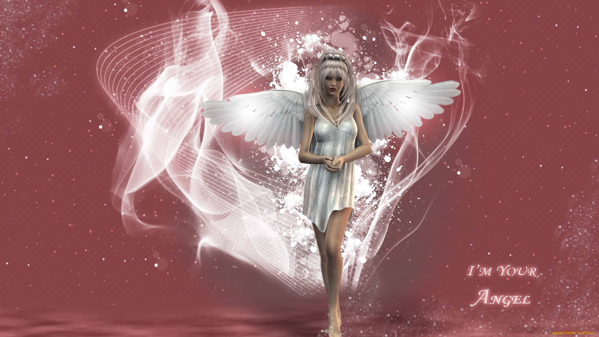 3д, графика, angel, ангел