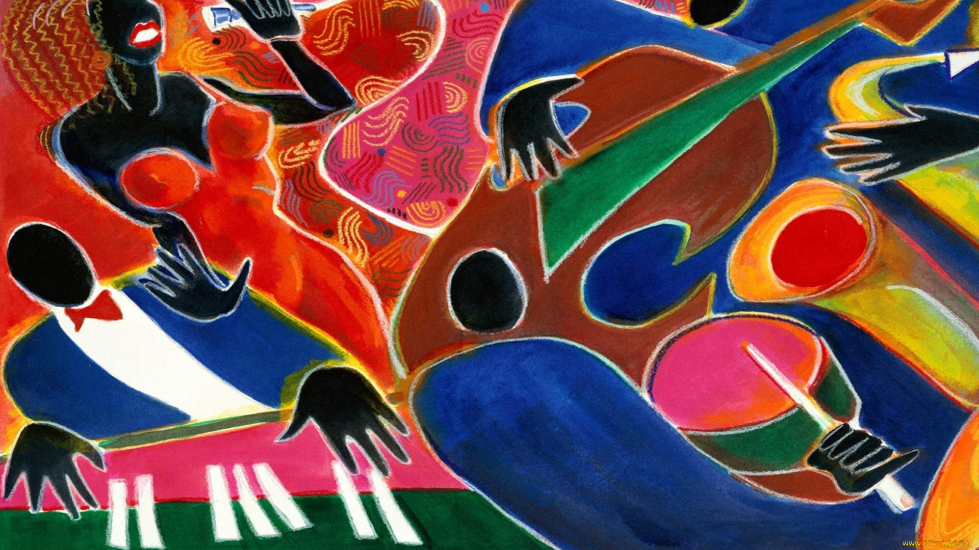 рисованные, люди