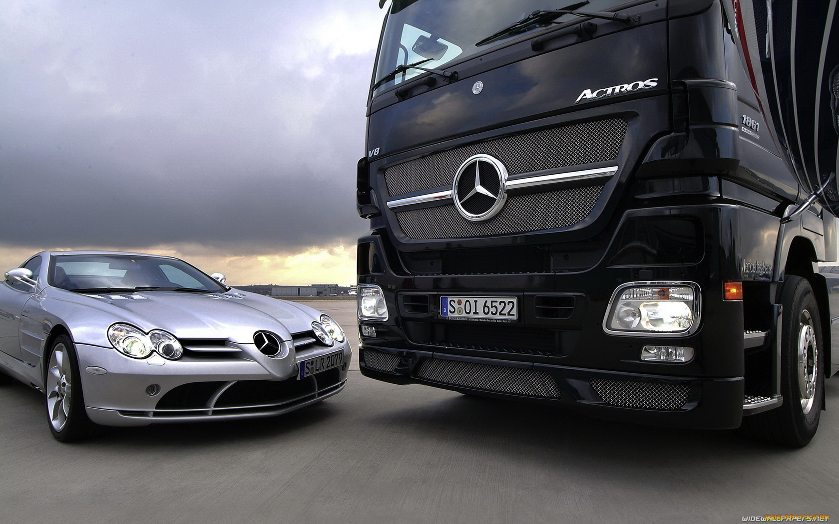 автомобили, mercedes, trucks