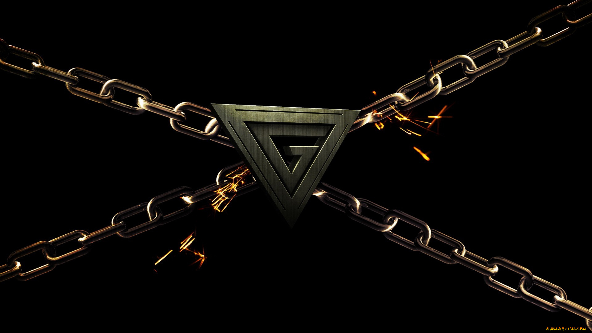 3д, графика, другое, цепи