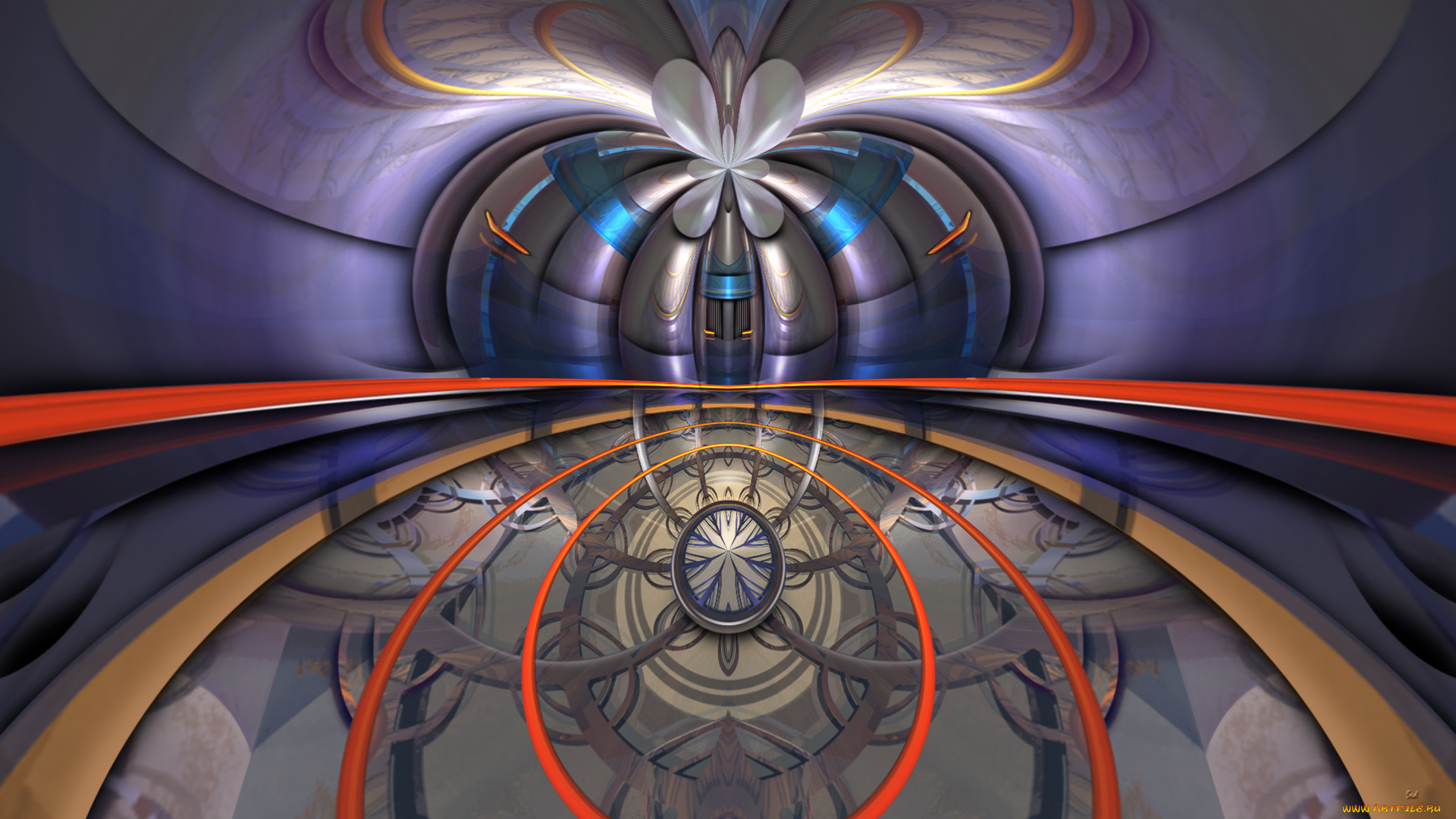 3д, графика, fractal, фракталы, узор, цвета