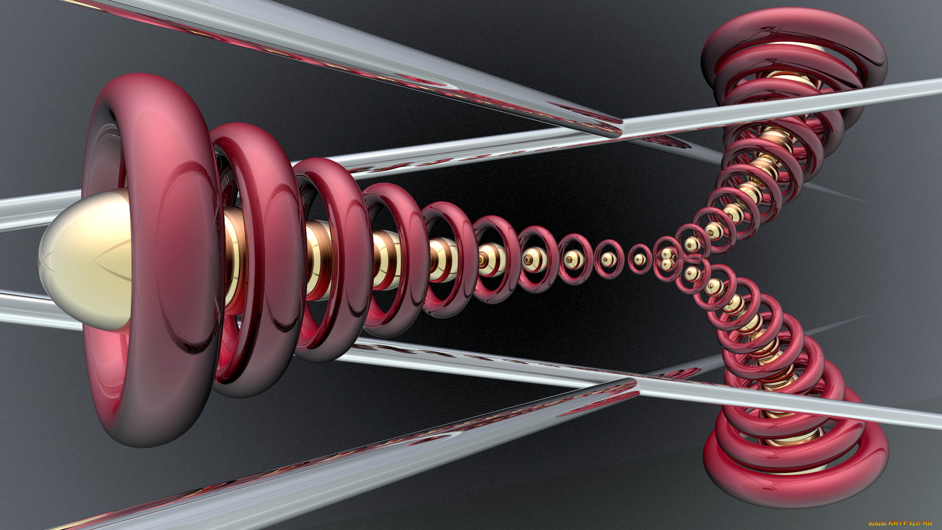 3д, графика, fractal, фракталы, узор, цвета