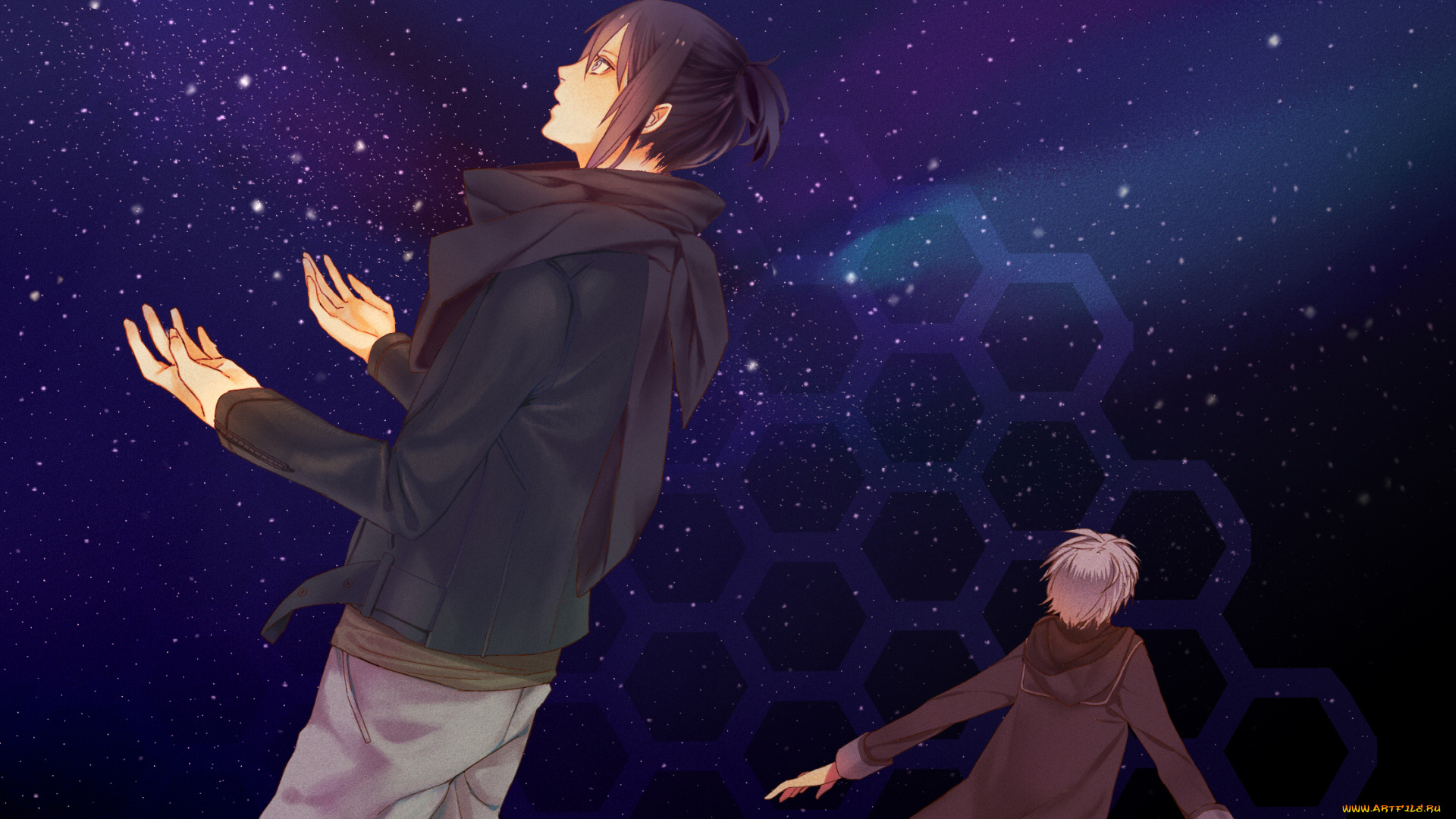 аниме, no, nezumi, shion