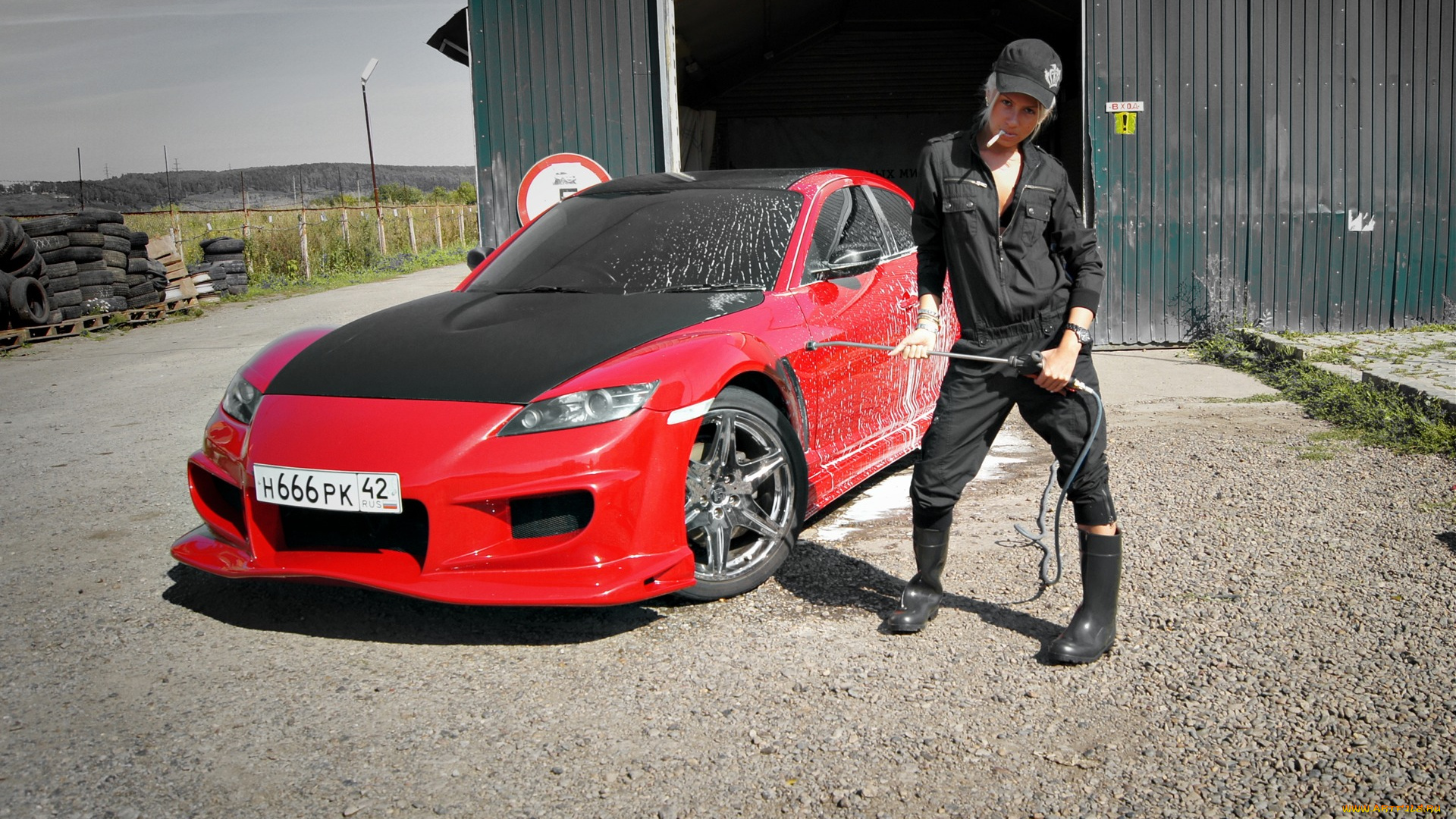 автомобили, авто, девушками