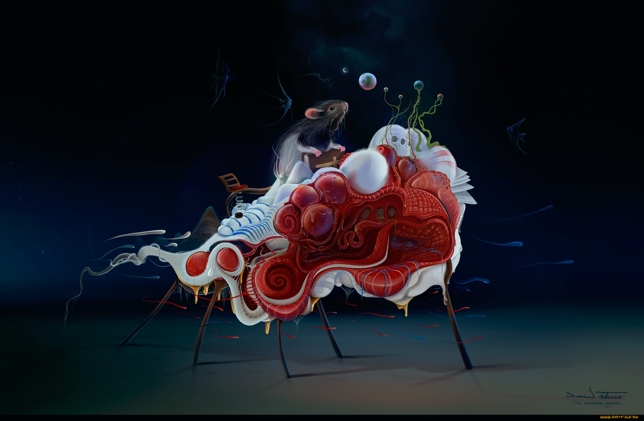 3д, графика, animals, животные, крыса