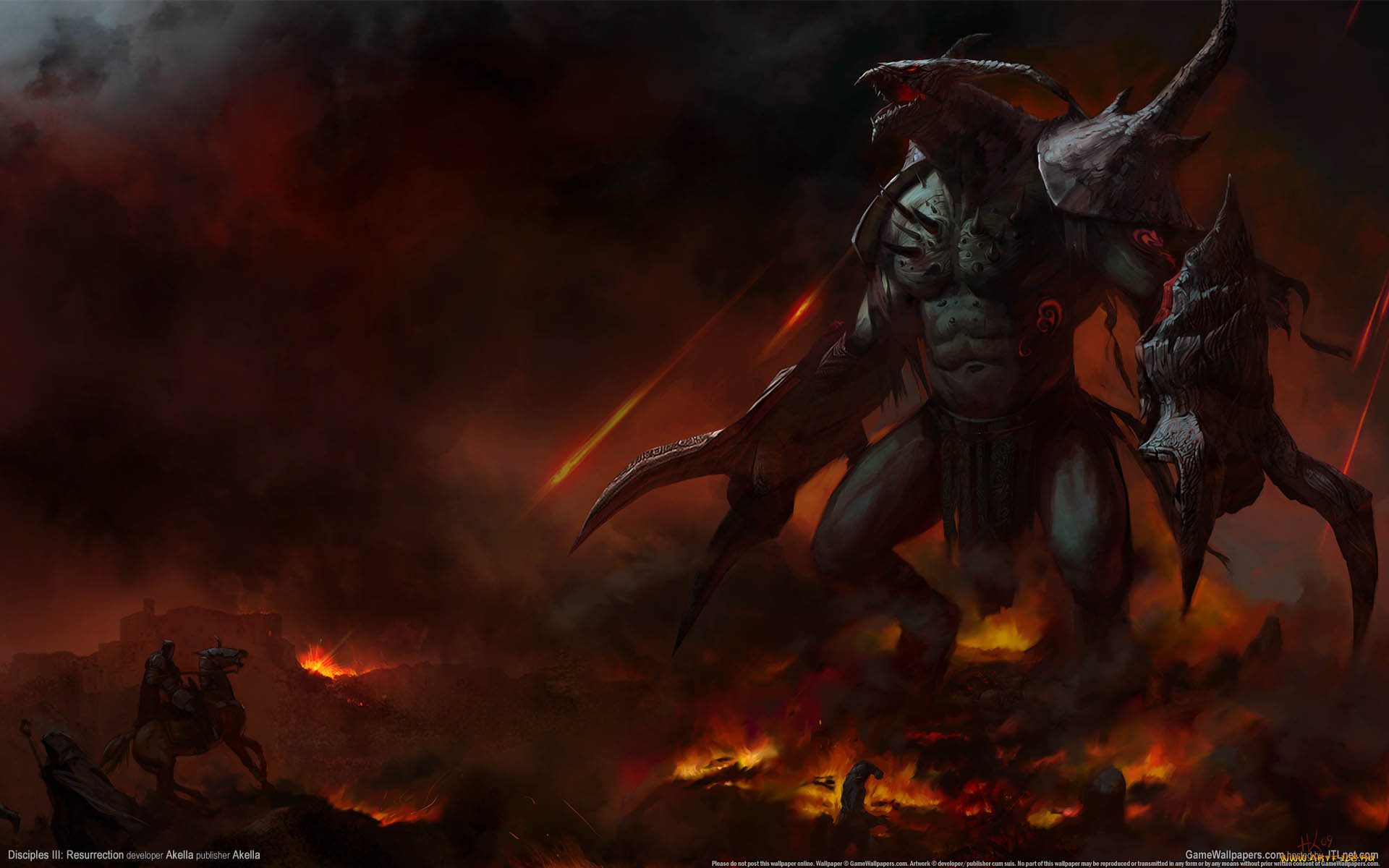 disciples, resurrection, видео, игры, iii, демон, огонь, нежить