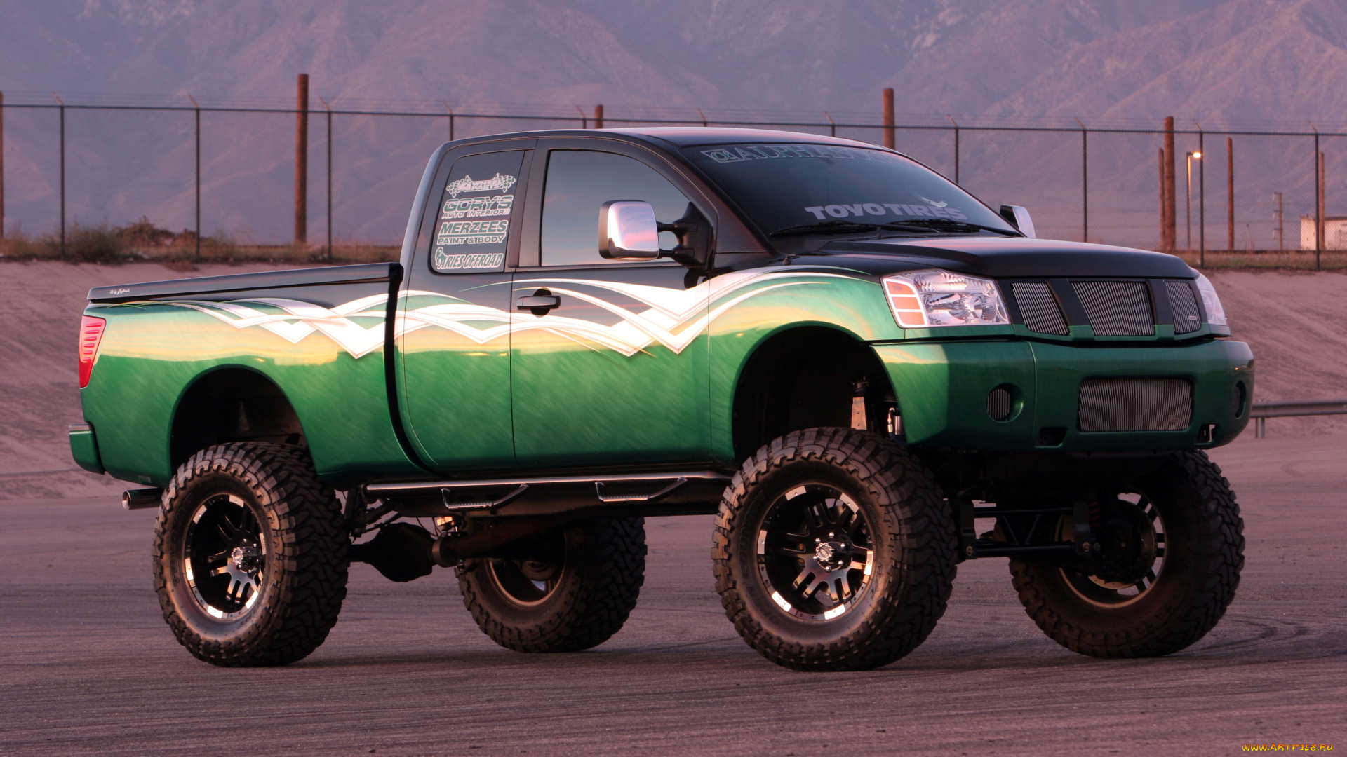 автомобили, custom, pick-up, nissan