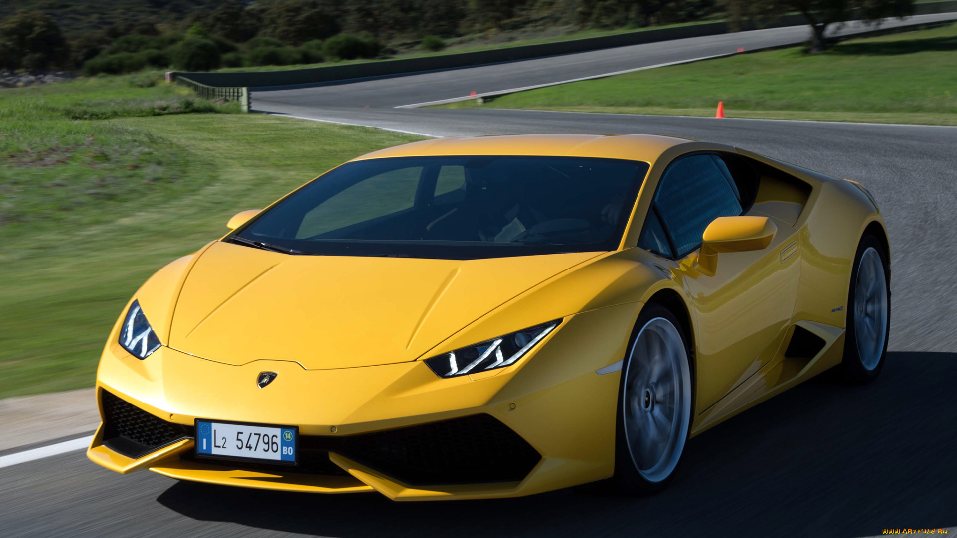 автомобили, lamborghini, желтый, lb724, lp, 610-4, huracаn