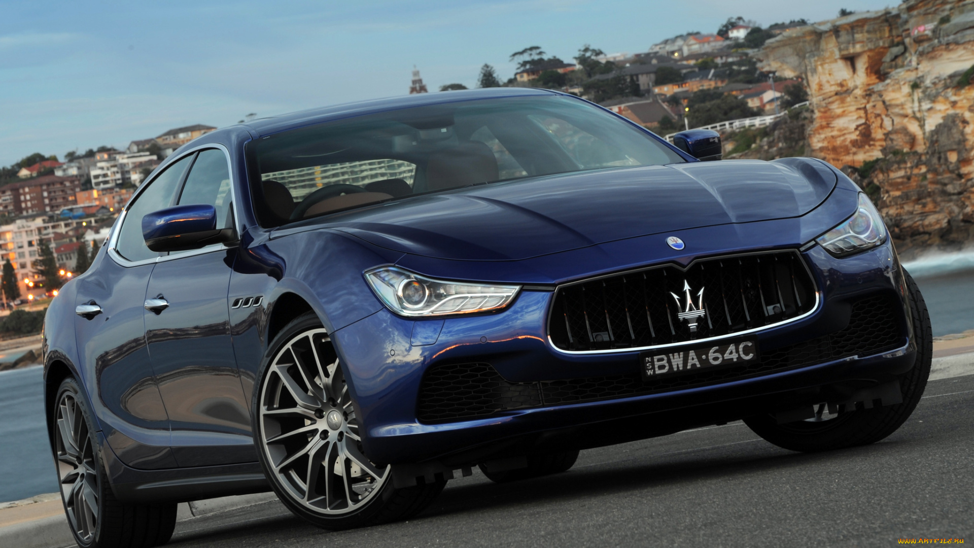 автомобили, maserati, ghibli, 2014г, au-spec