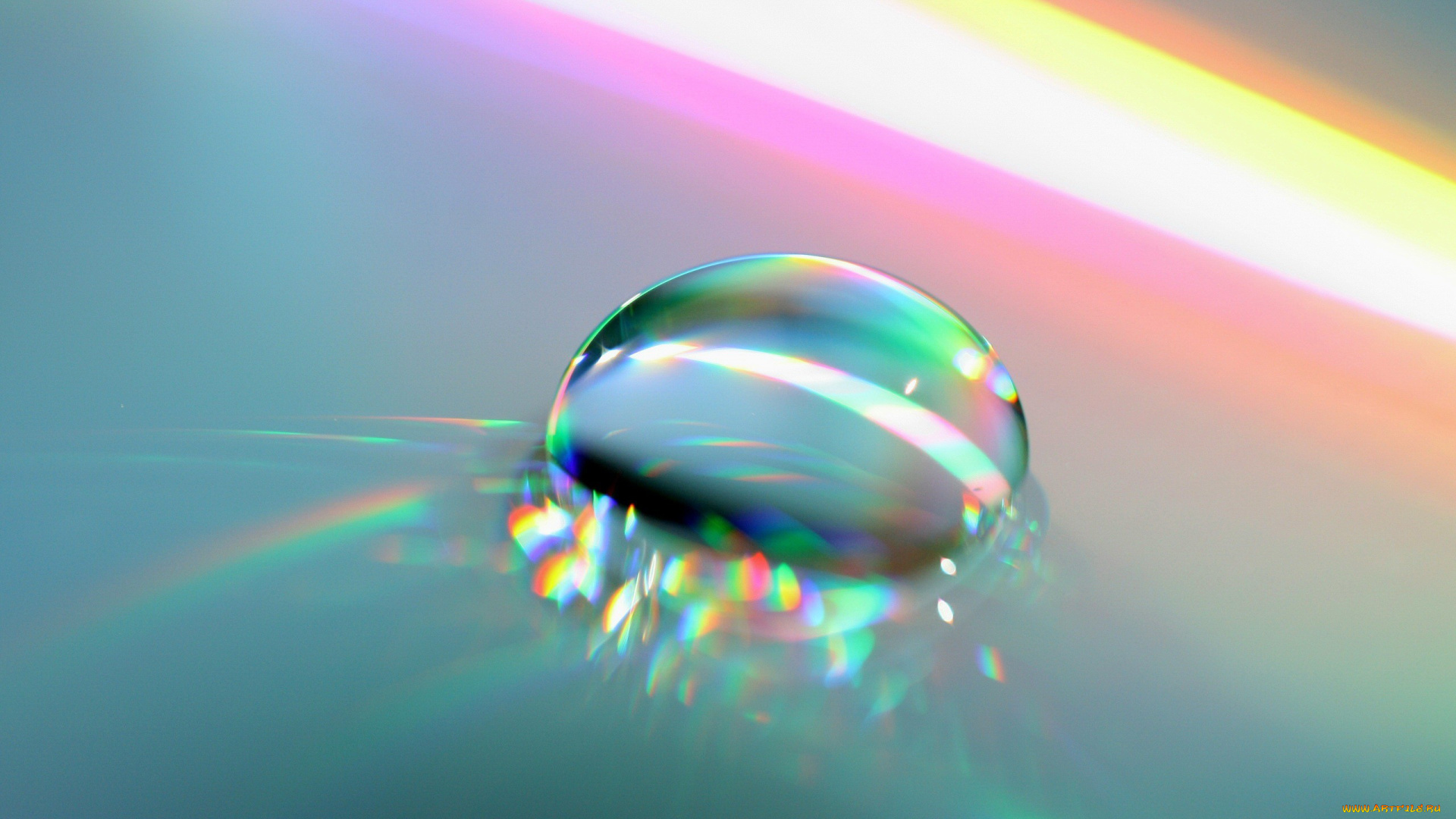 разное, капли, , брызги, , всплески, радуга, спектр, вода, капля, блики, цвета