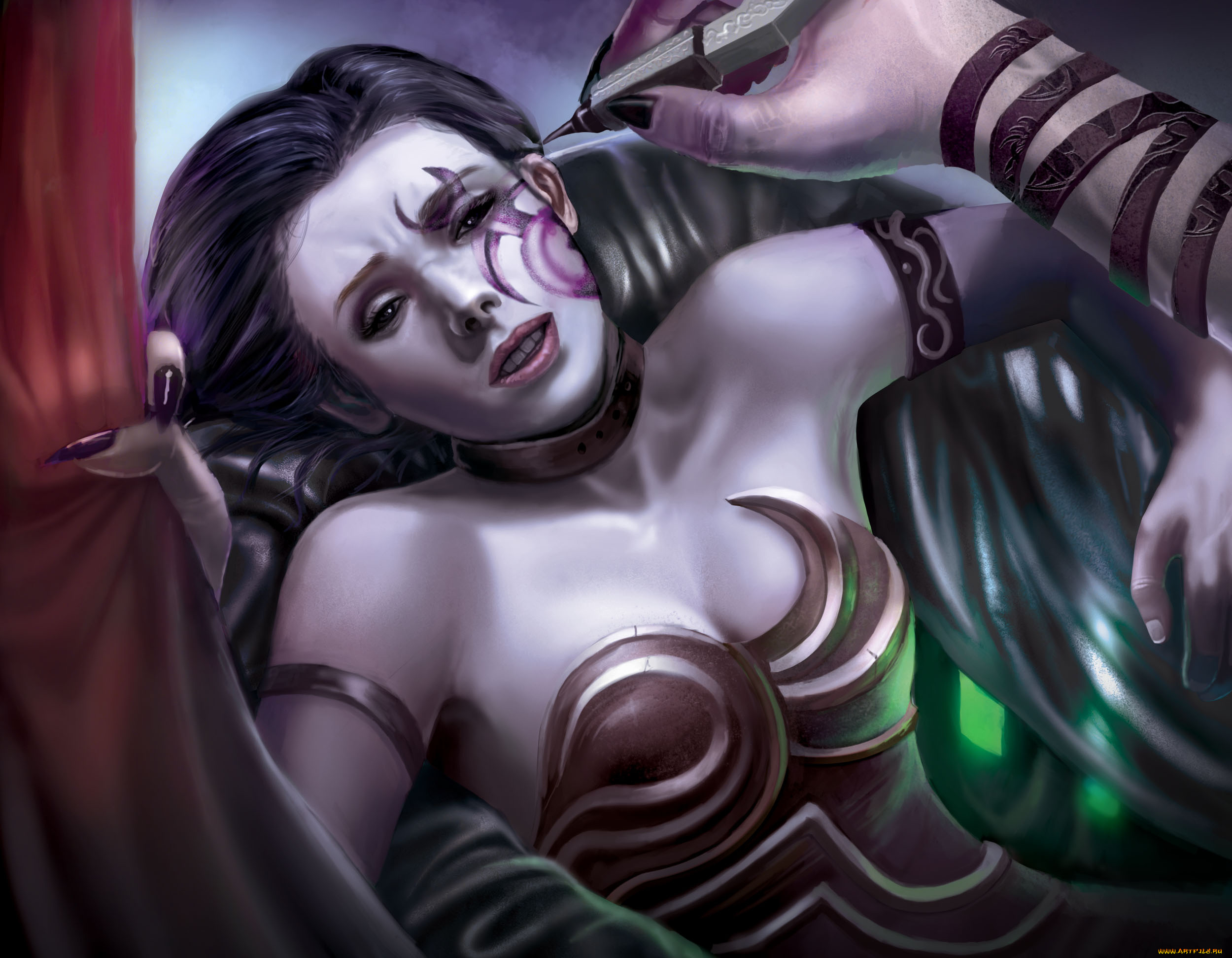 фэнтези, девушки, девушка, тату