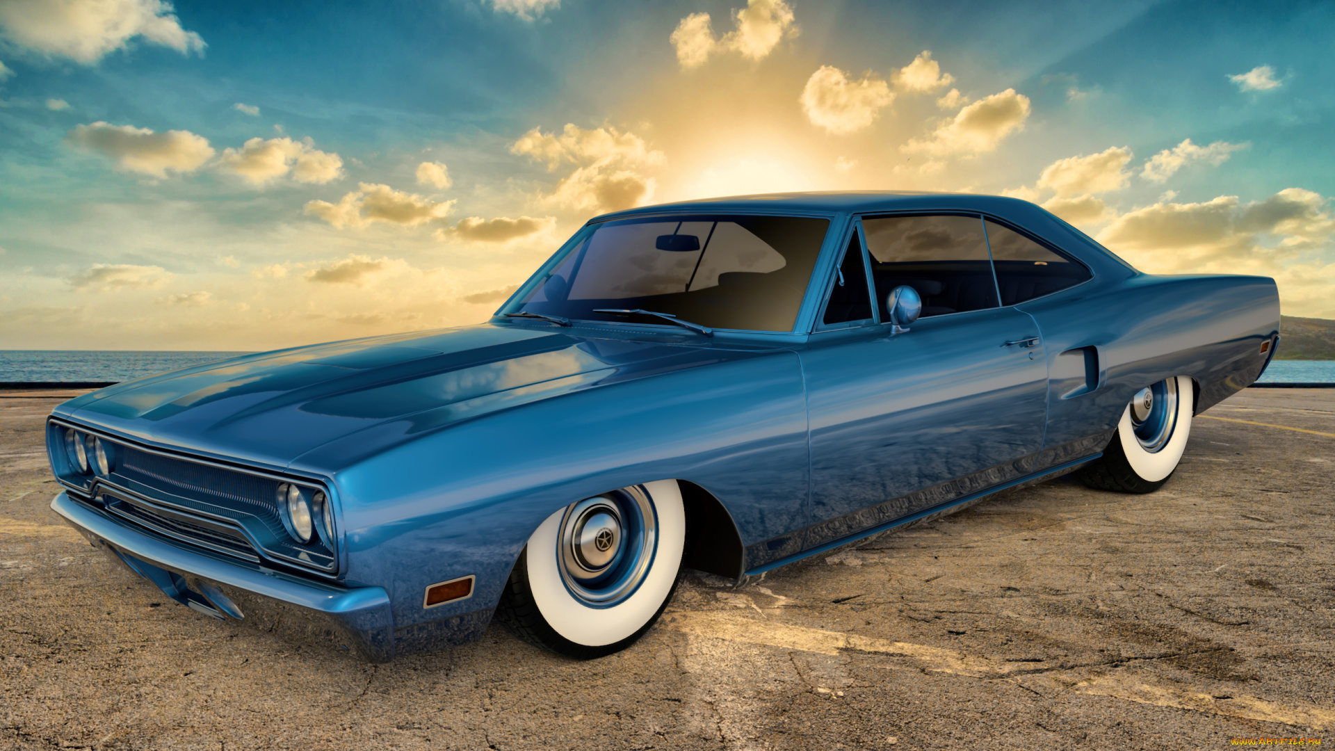 автомобили, 3д, 1970г, plymouth