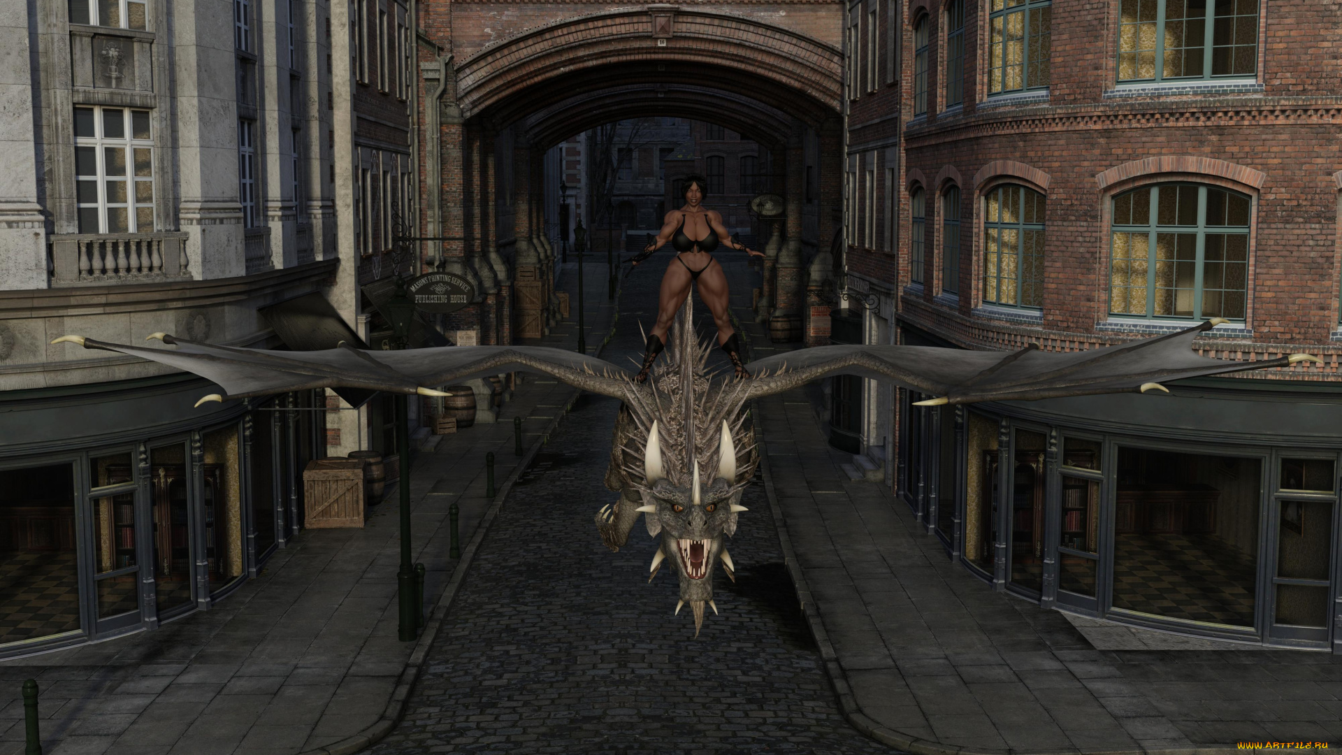 3д, графика, фантазия, , fantasy, девушка, взгляд, фон, оружие