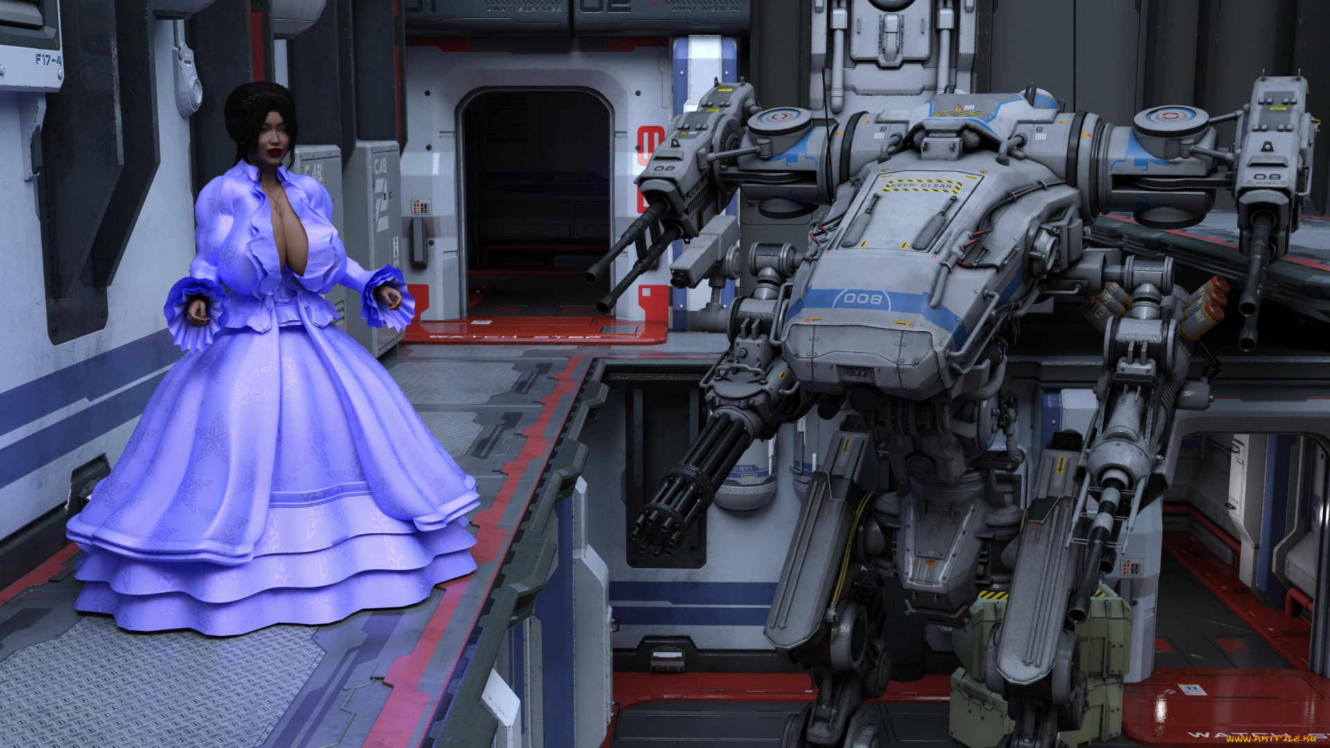 3д, графика, фантазия, , fantasy, взгляд, фон, девушка