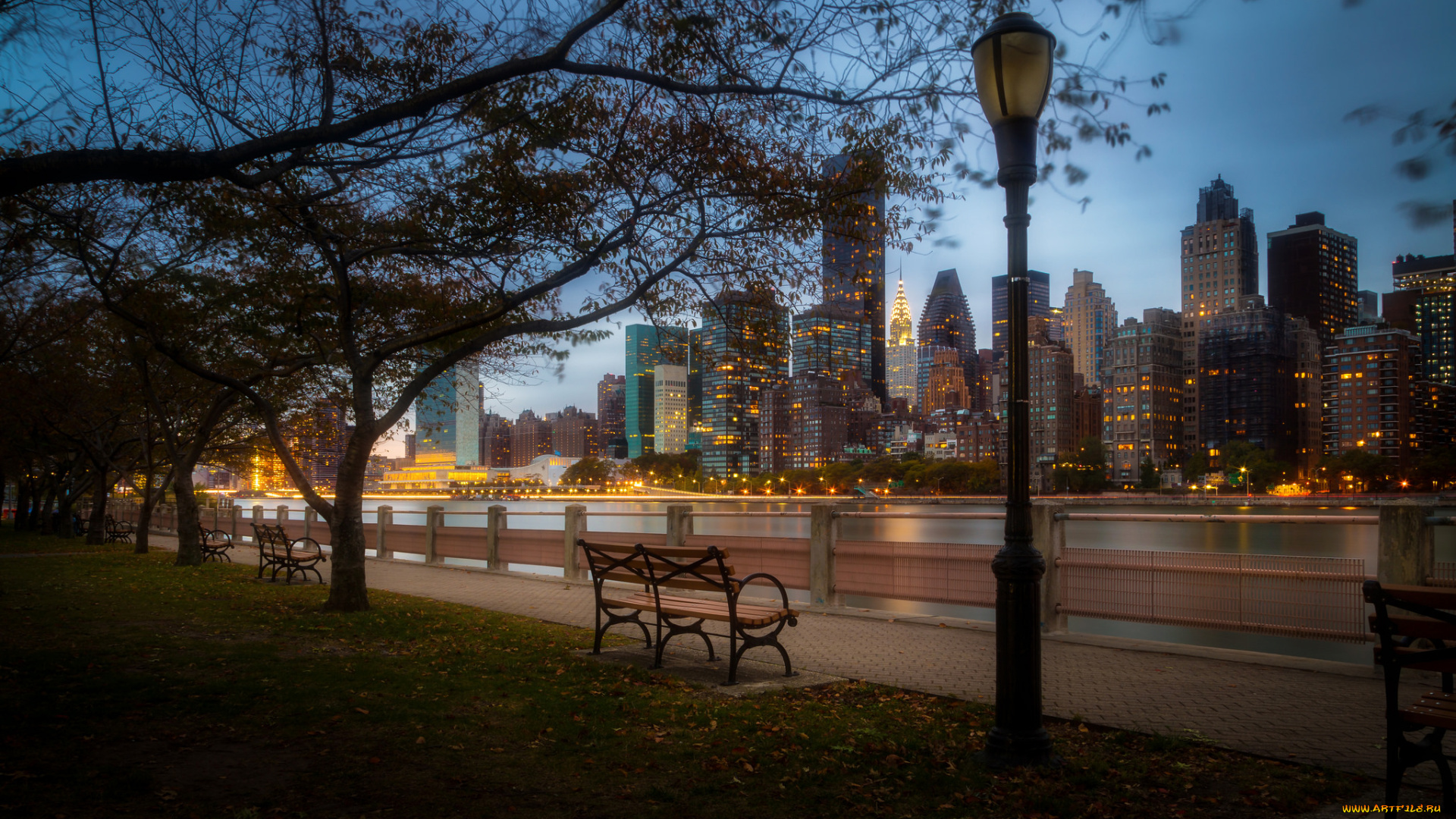 nyc, города, нью-йорк, , сша, городской, парк