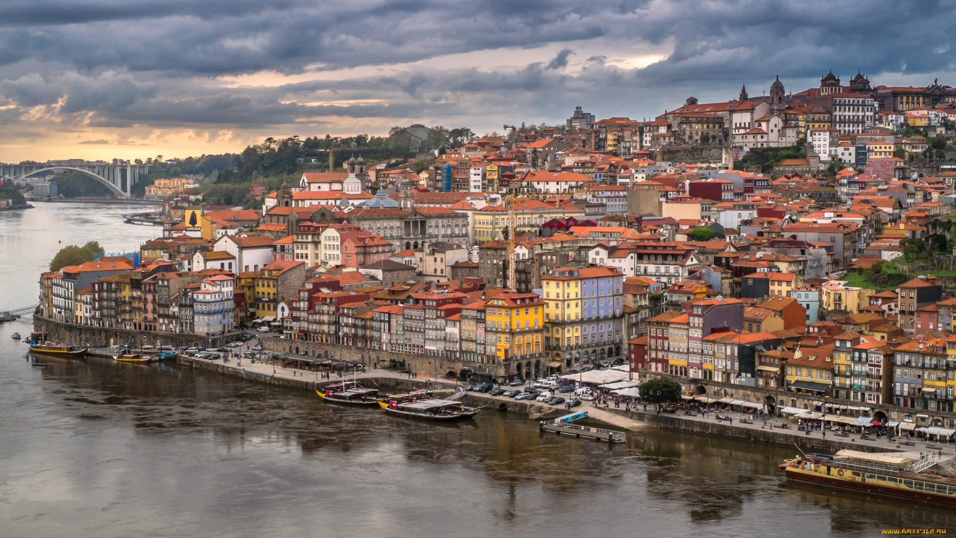 oporto, города, -, панорамы, обзор