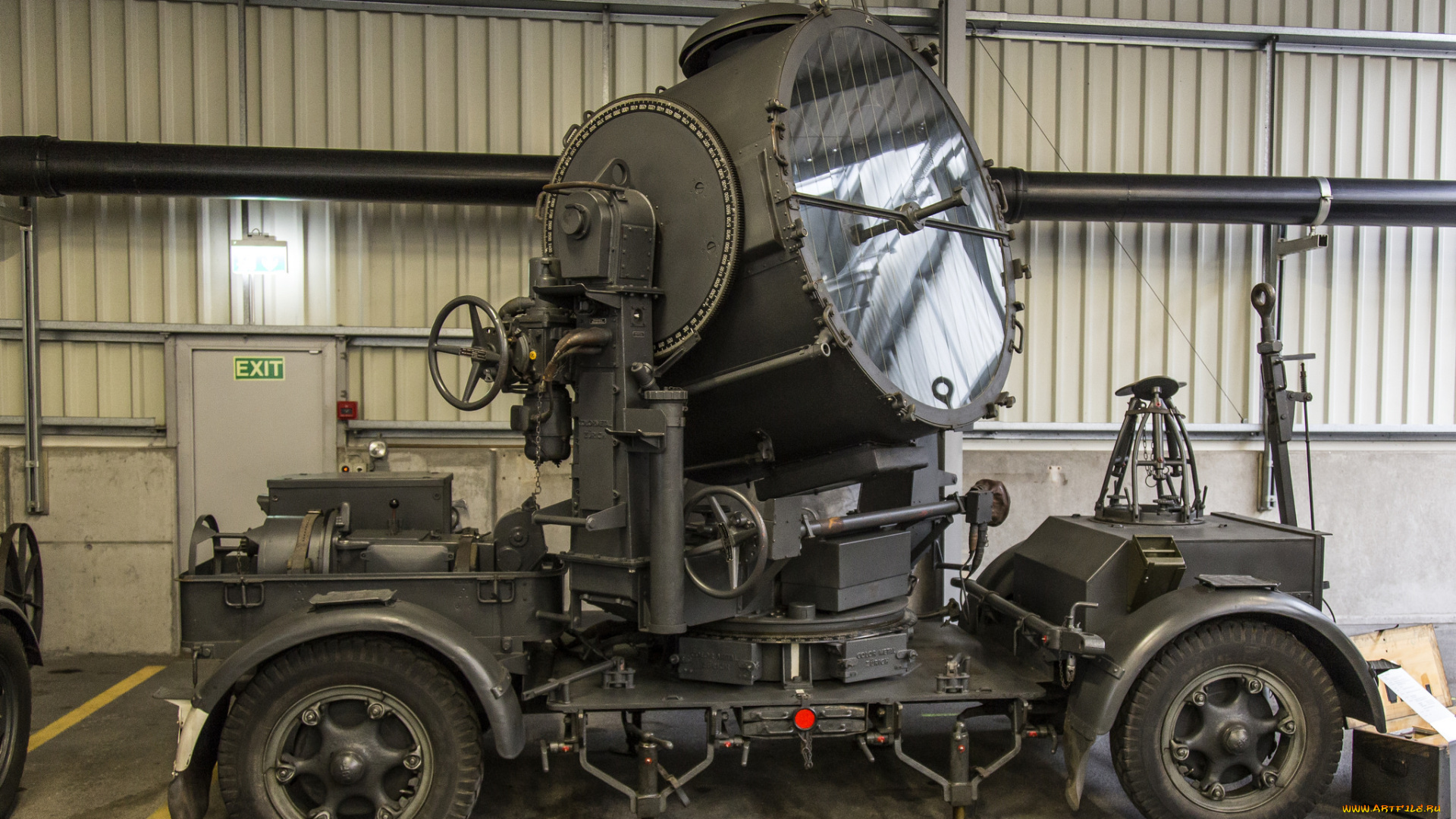 техника, военная, техника, прожектор