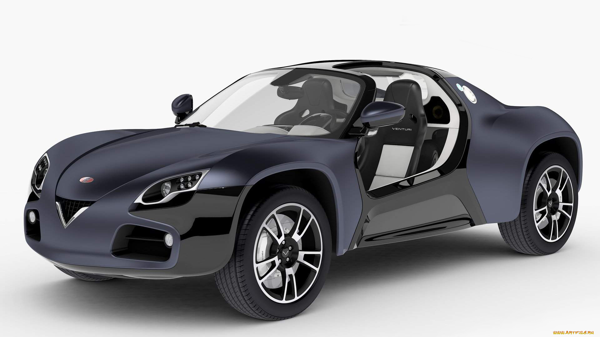 venturi, america, concept, 2010, автомобили, venturi, 2010, concept, america, 3d, белый, фон