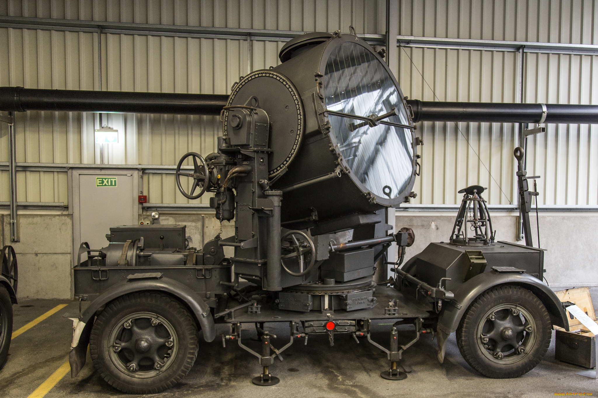 техника, военная, техника, прожектор