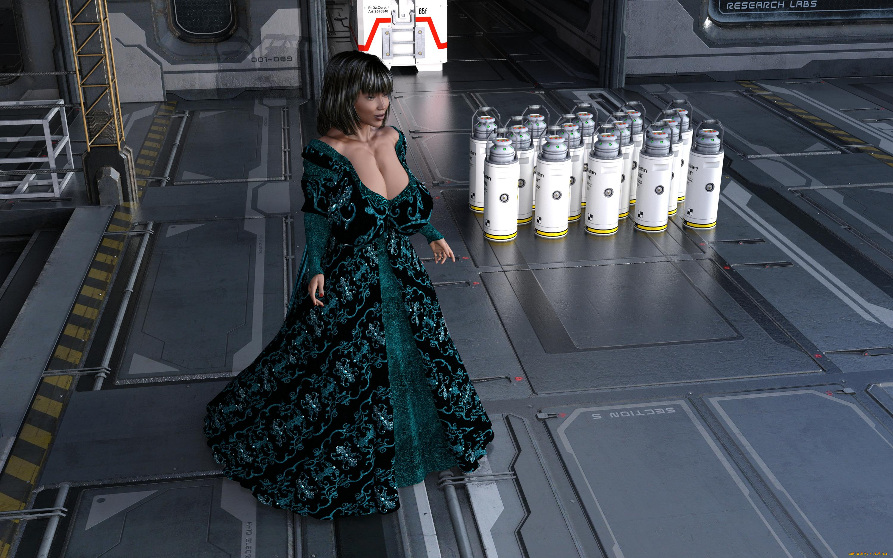 3д, графика, фантазия, , fantasy, фон, взгляд, девушка