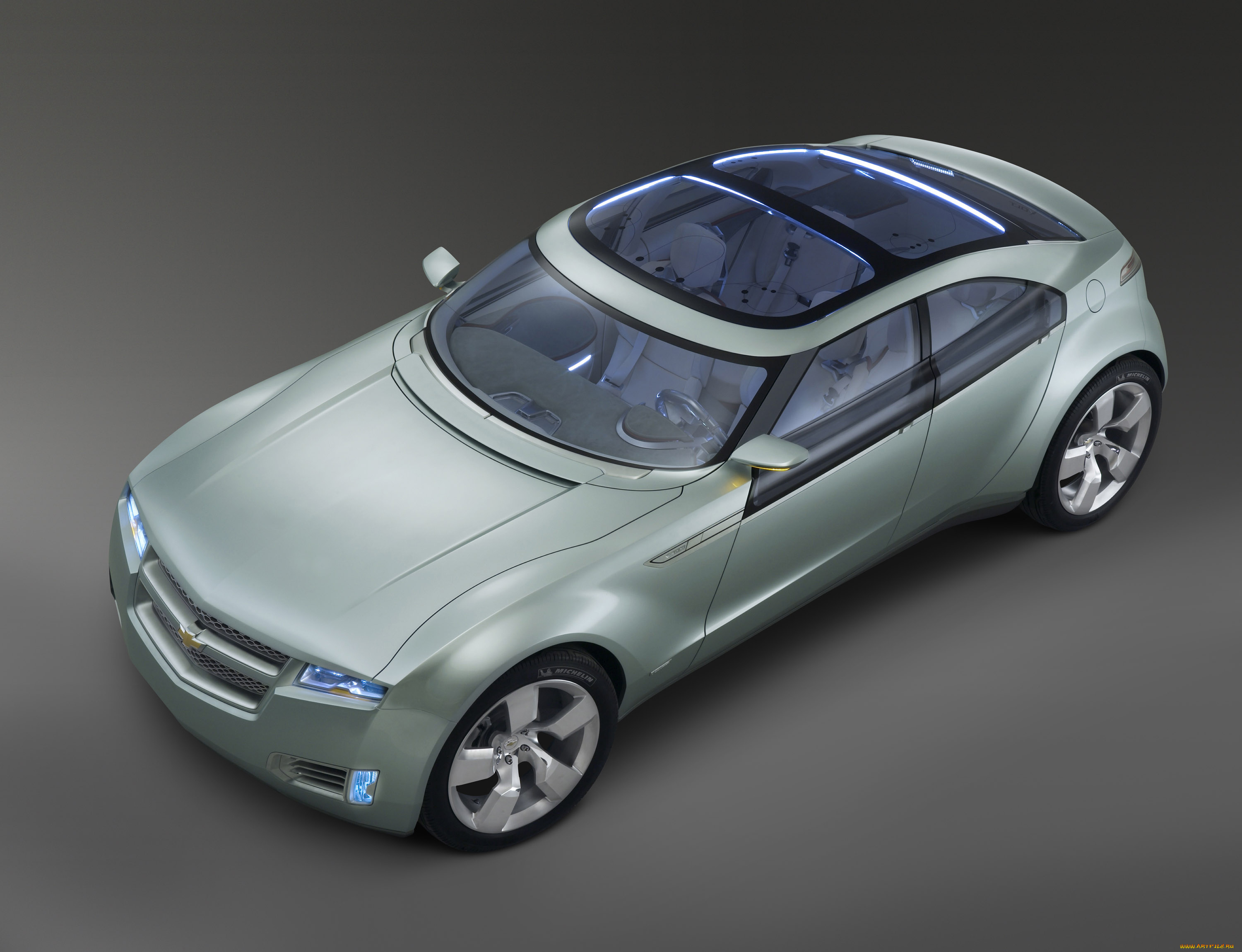 chevrolet, volt, concept, 2007, автомобили, chevrolet, volt, concept, 2007