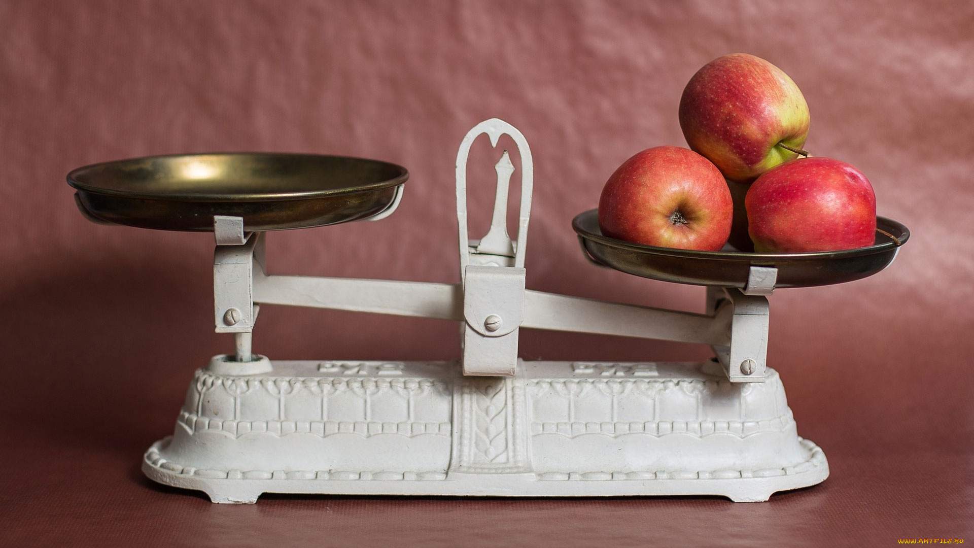еда, Яблоки, весы