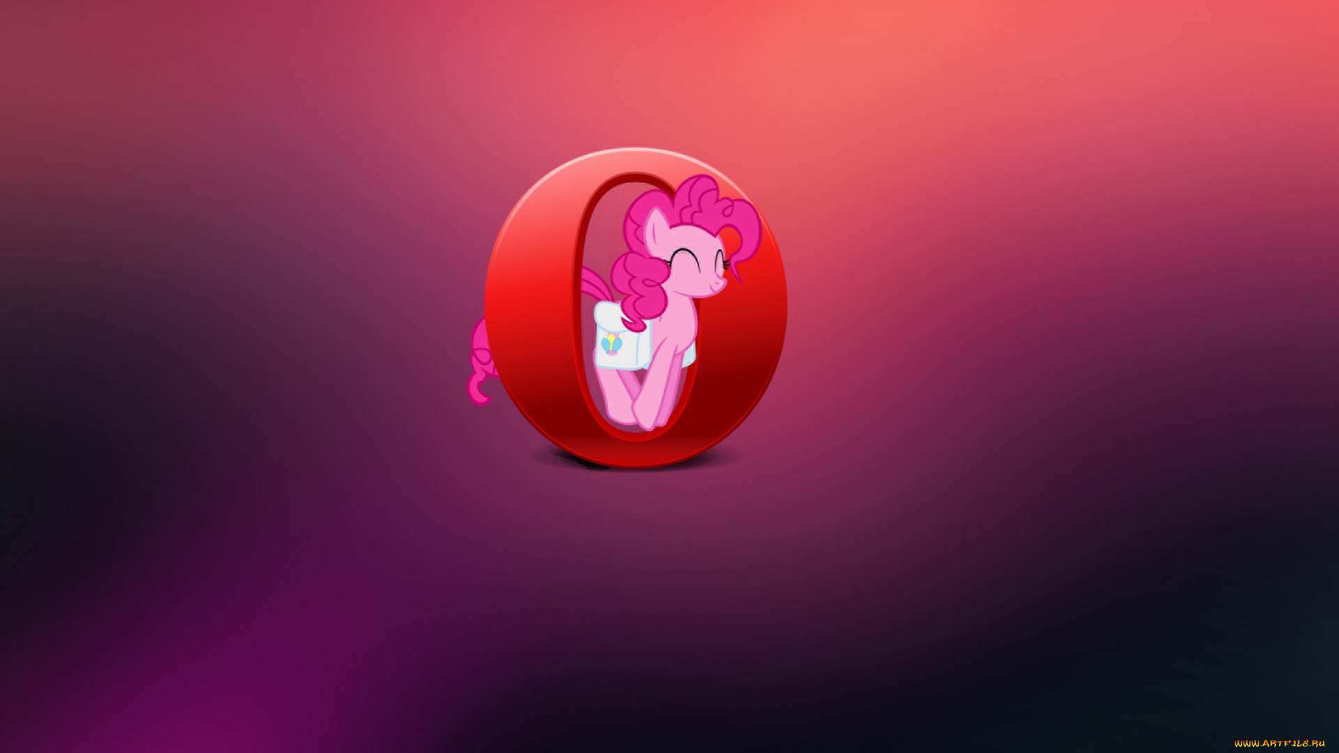 компьютеры, opera, логотип, фон