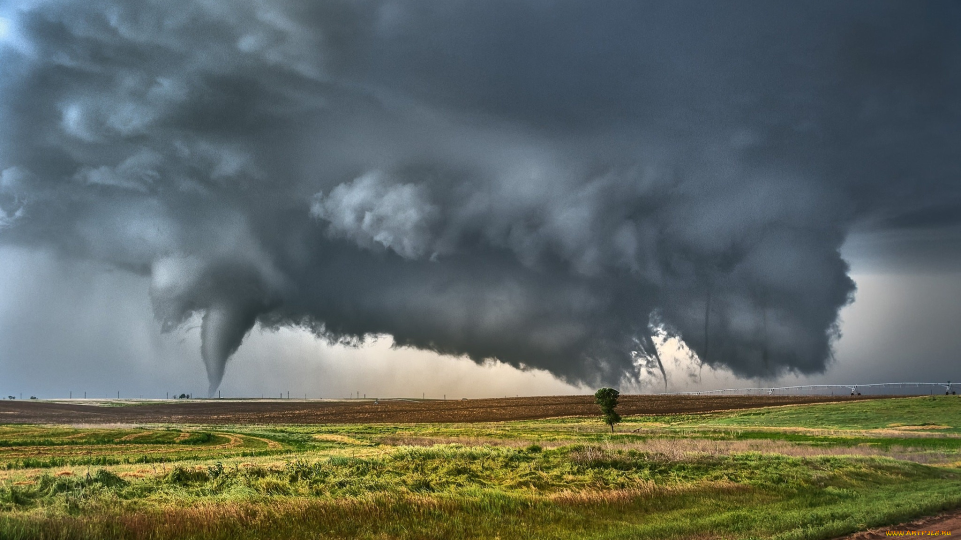 природа, стихия, смерч, экстрим, ураган, красиво, фото, торнадо