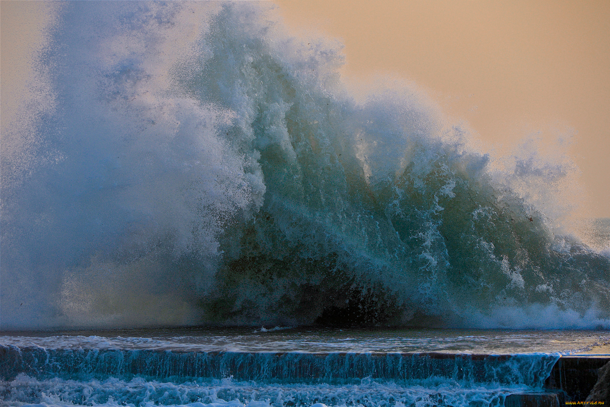 природа, стихия, шторм