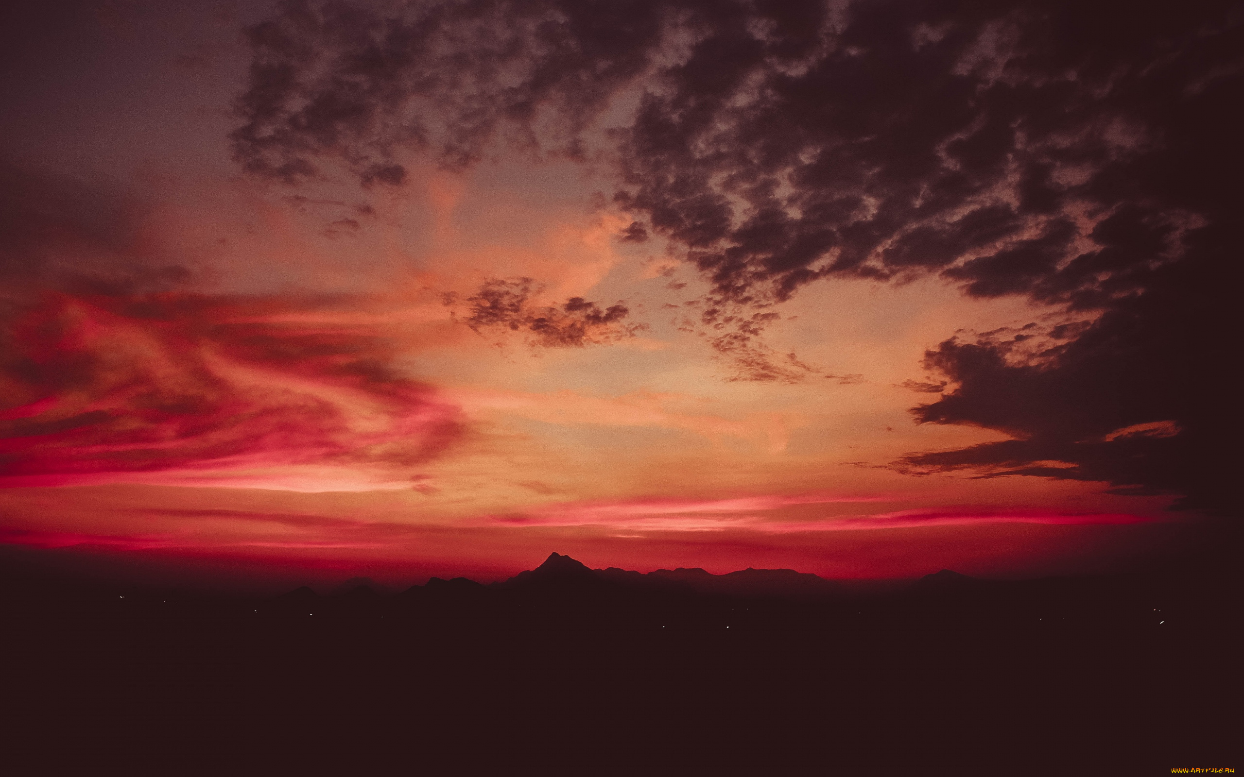 природа, восходы, закаты, закат