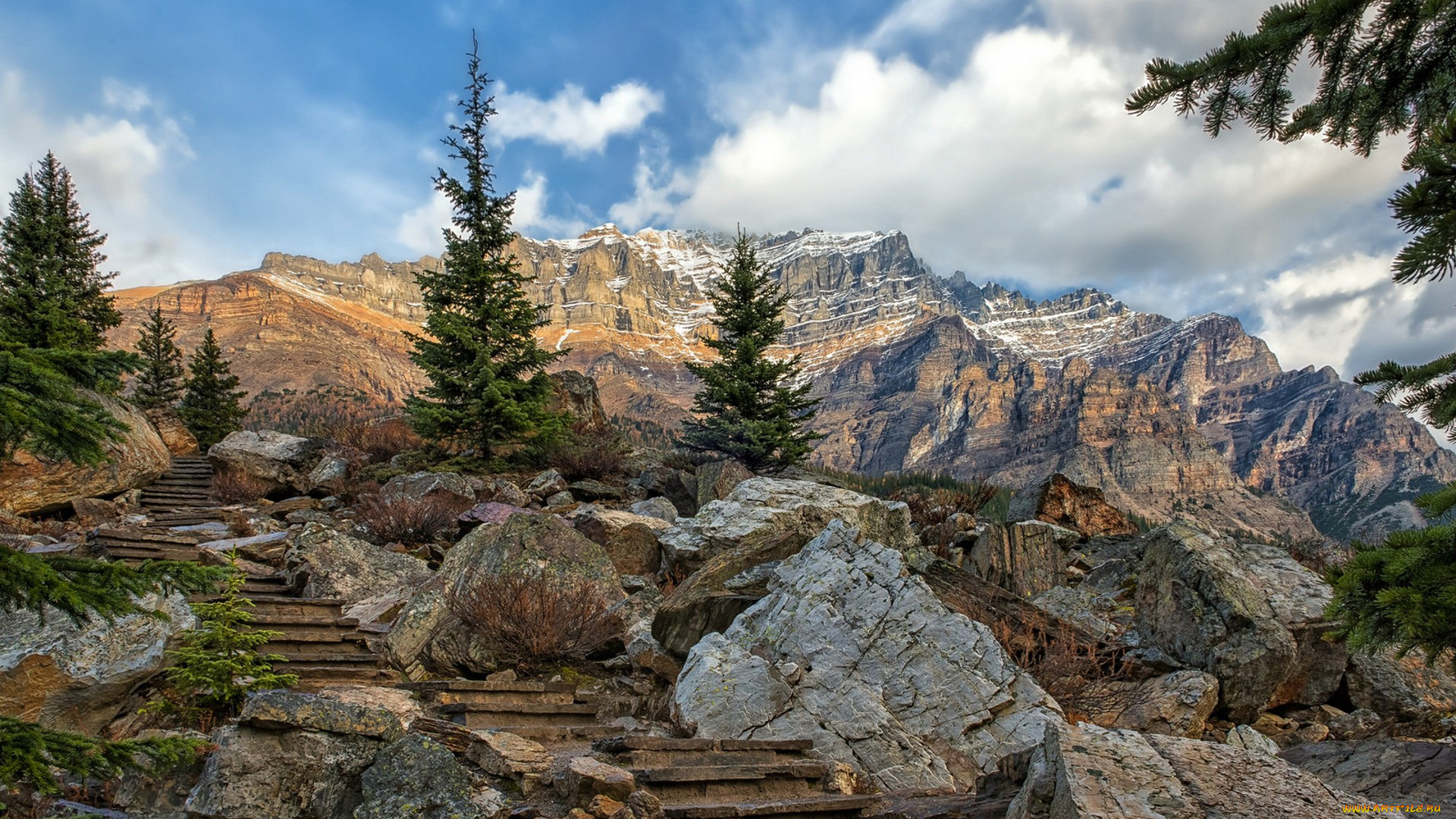 природа, горы, простор