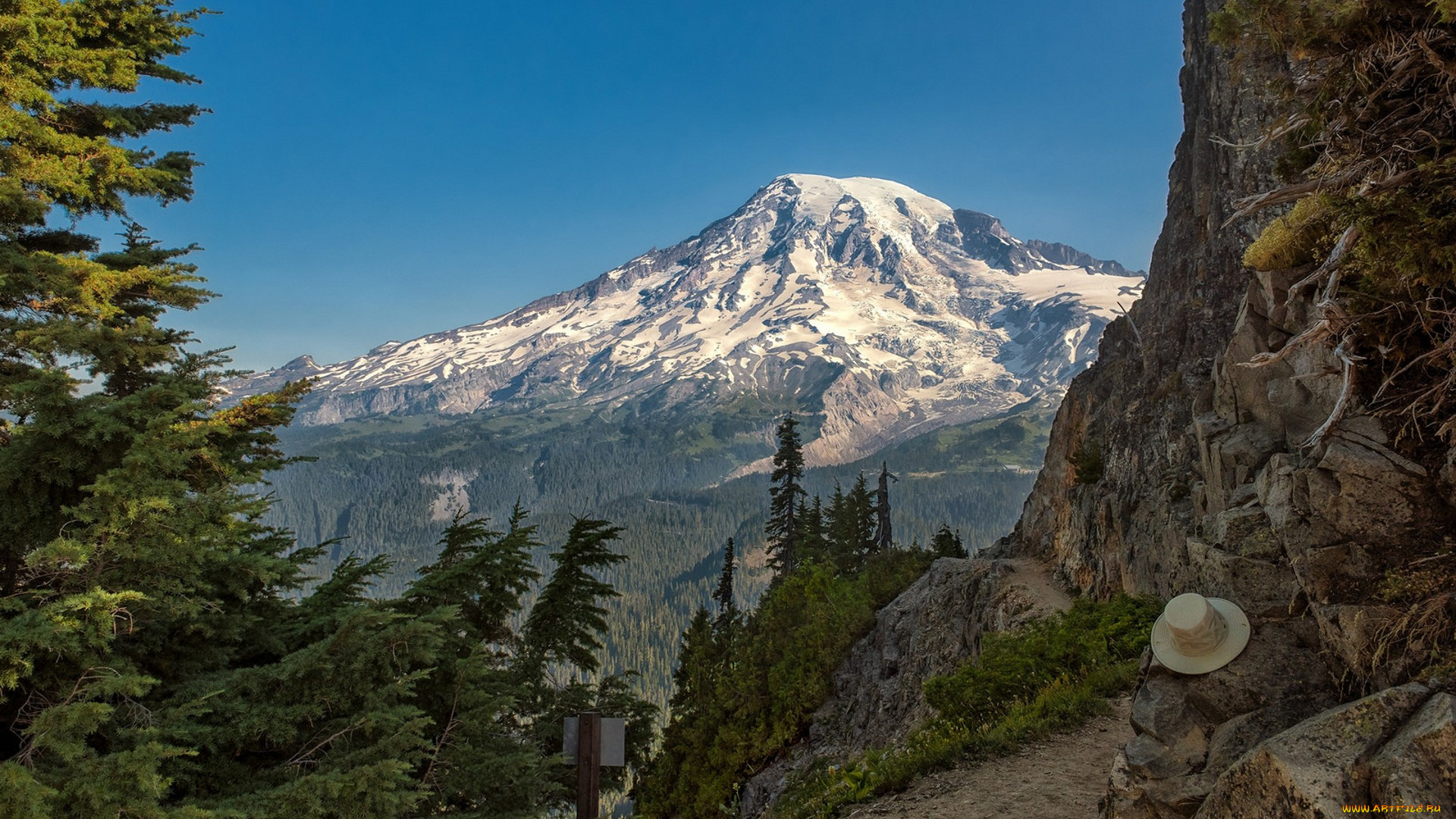 природа, горы, простор