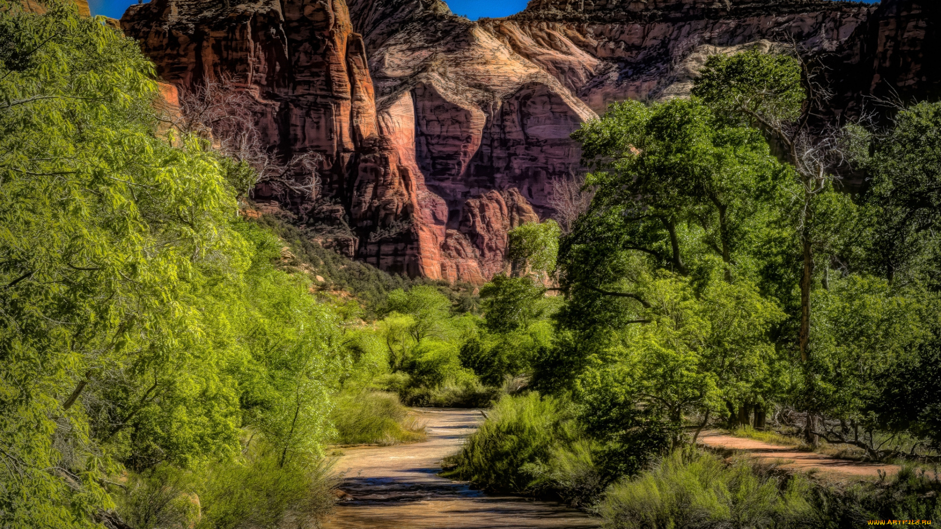 природа, горы, простор